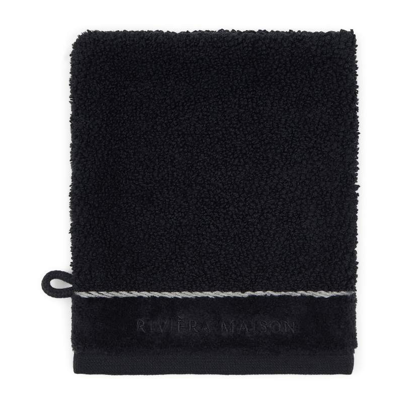 RM Elegant Washcloth black