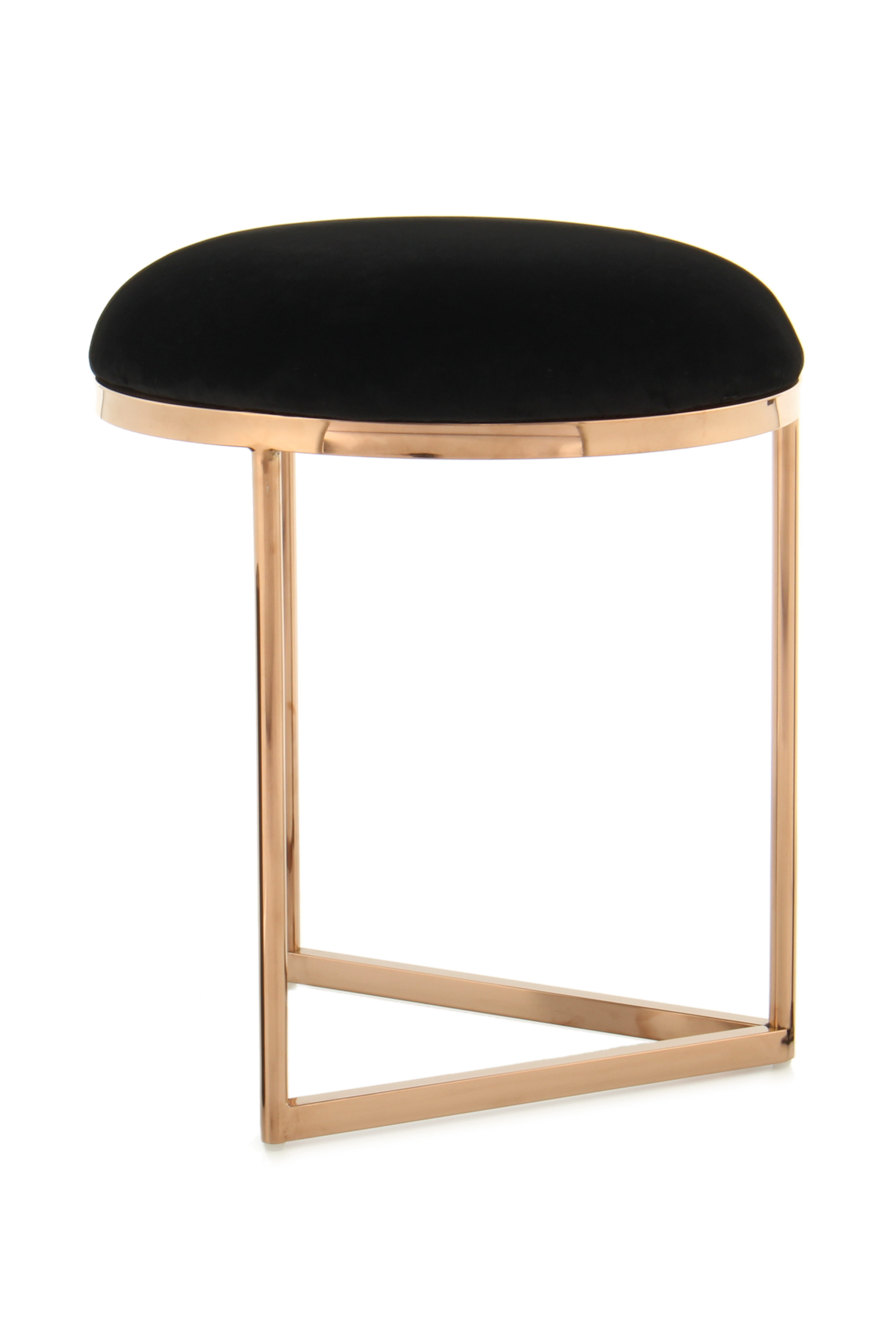 Hocker Wynona 325 Schwarz / Roségold