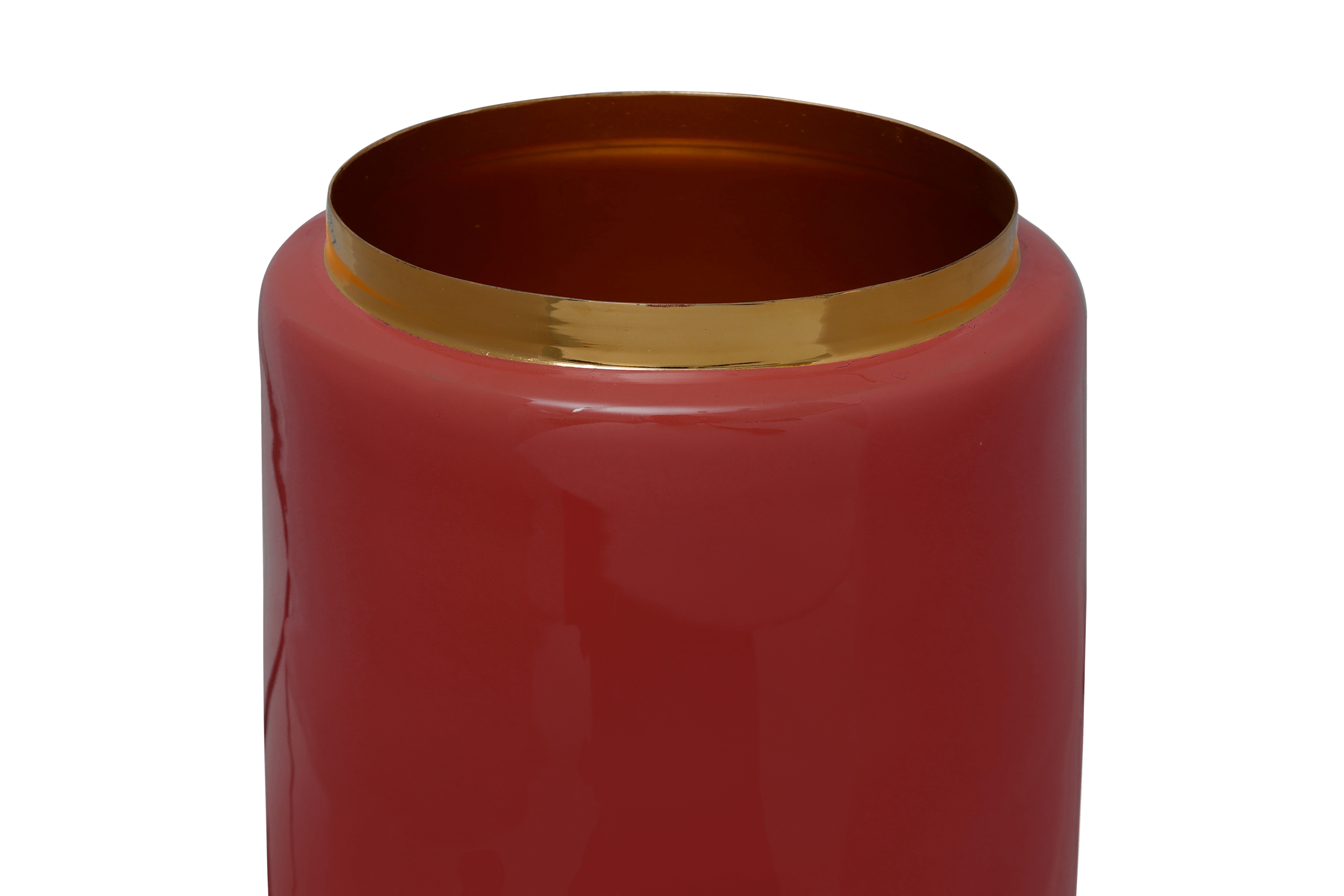 Vase Art Deco 455 Koralle / Gold