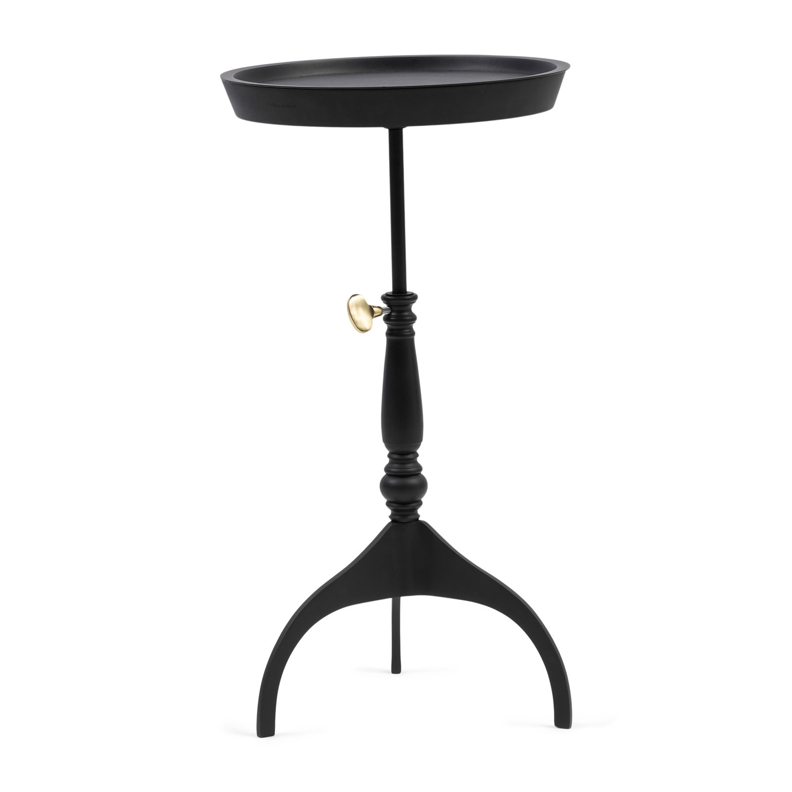 Crosby Adjustable End Table, black