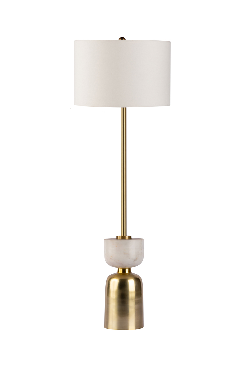 Stehlampe Ceres 200-IN Weiß / Gold