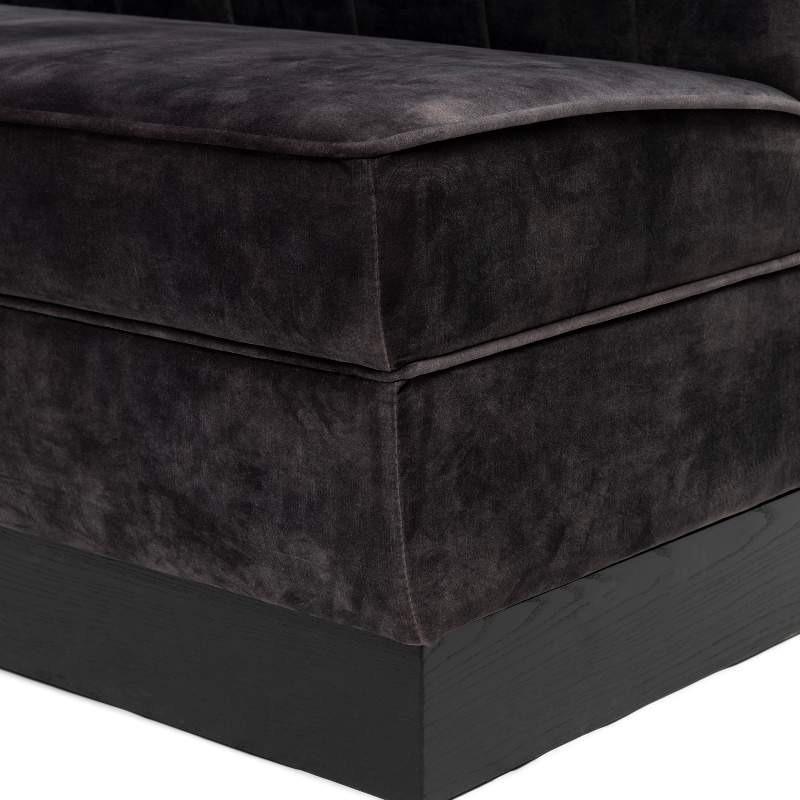 Matera Wall Bench 100CM, velvet I, grimaldi grey