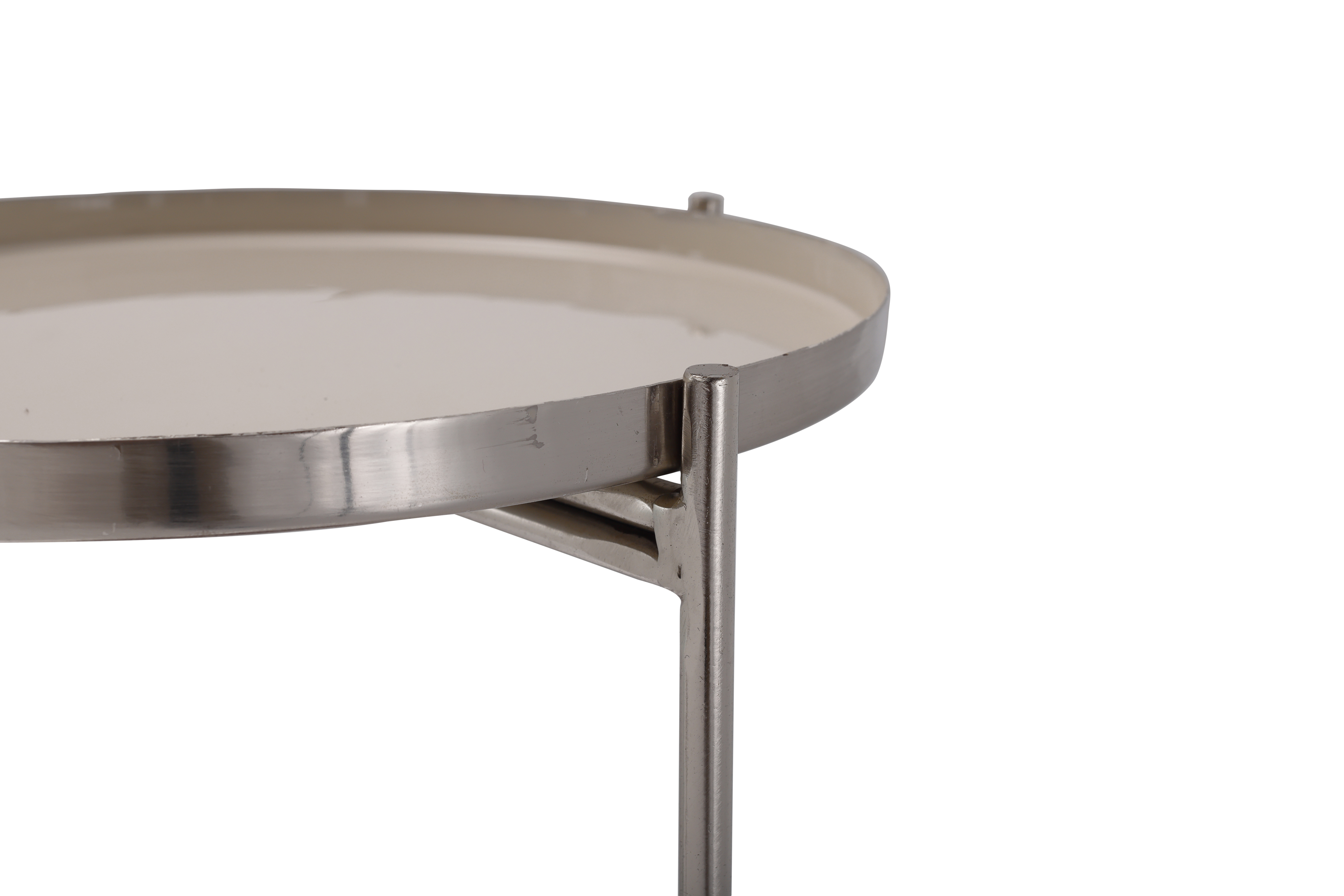 Beistelltisch Art Deco 1125 Creme / Pflaume