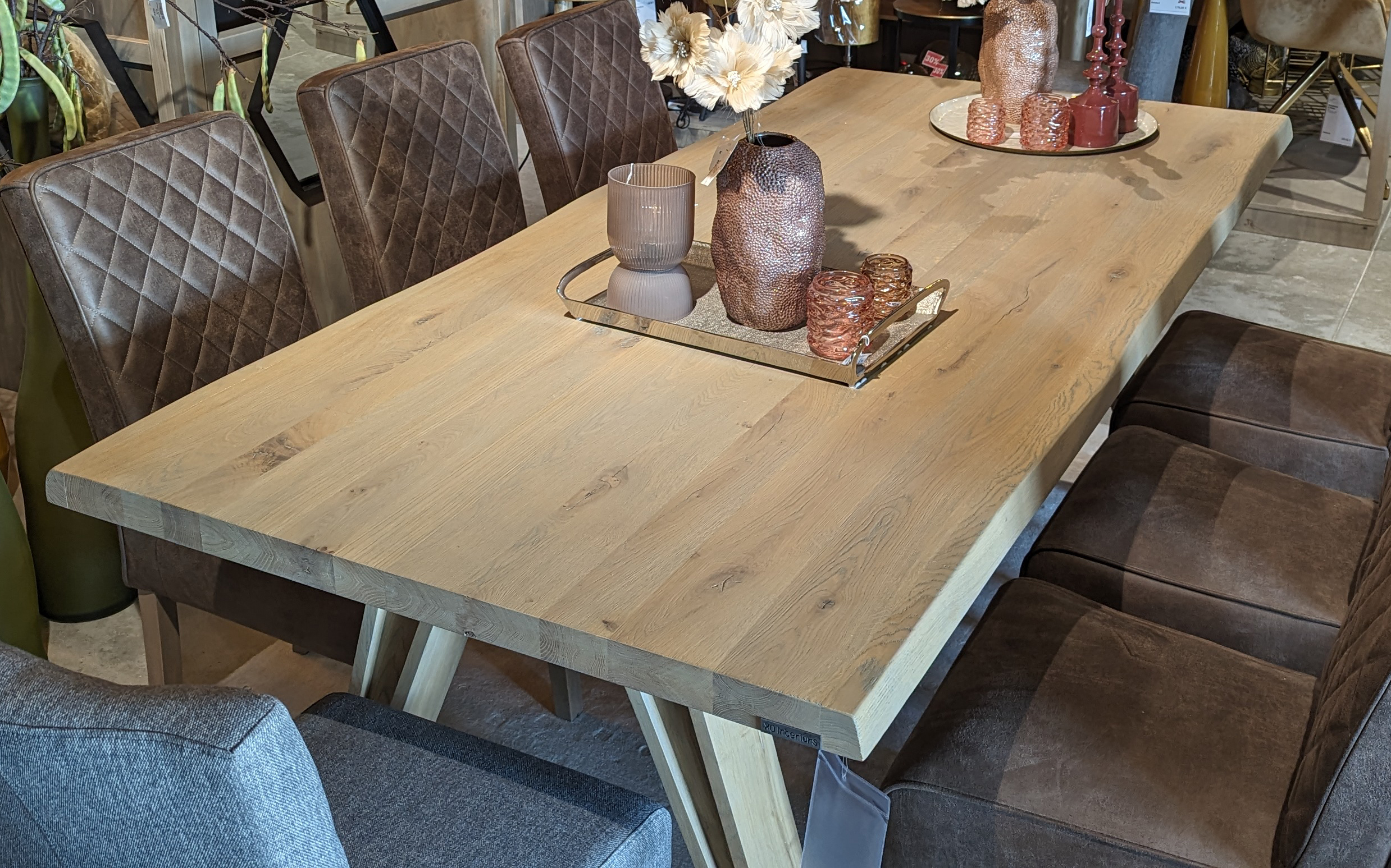 XO Interiors Esstisch Bole Rustikal Tisch Esszimmer Tafel Speisetisch Essbereich