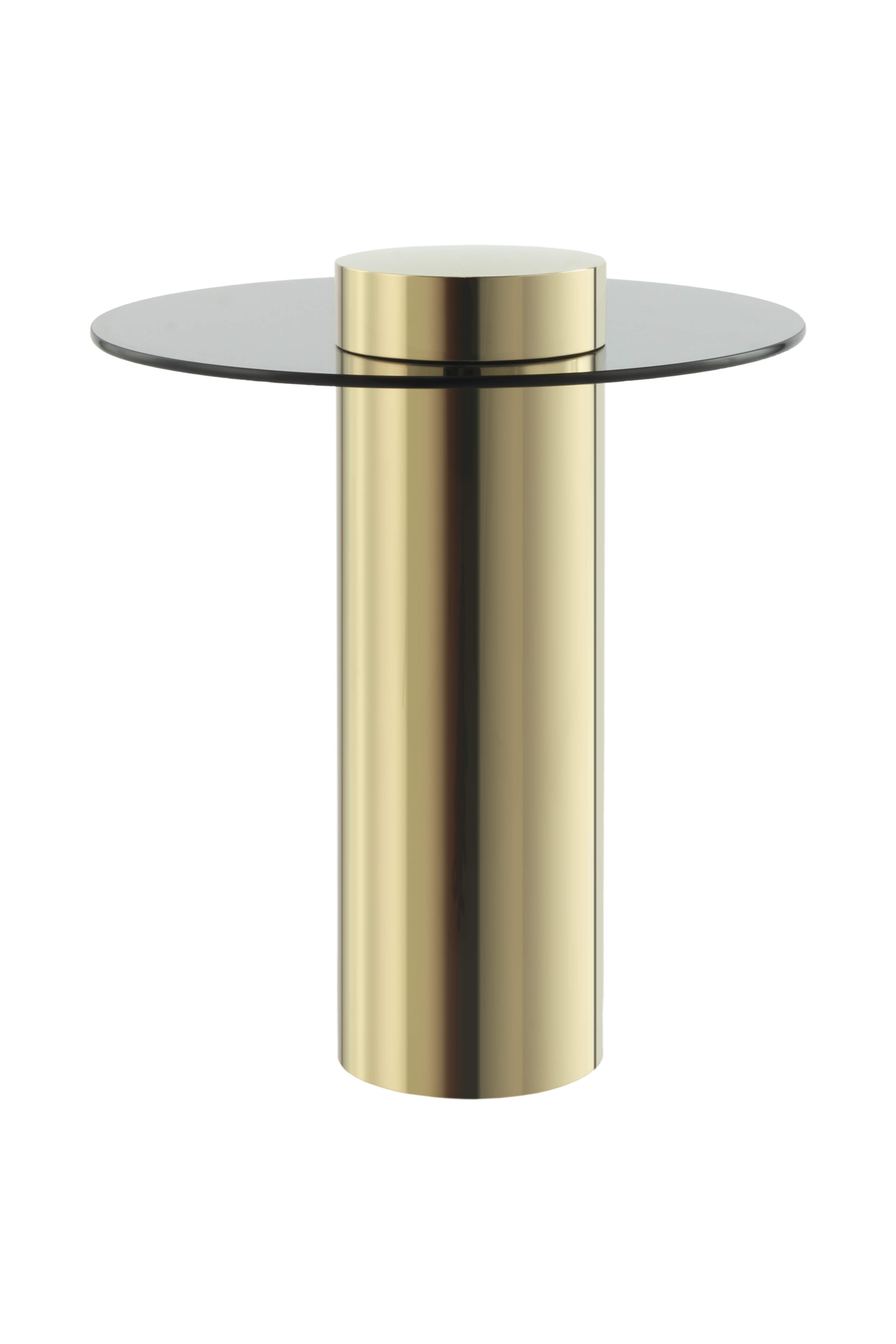 Beistelltisch Ontario 125 Gold / Grau