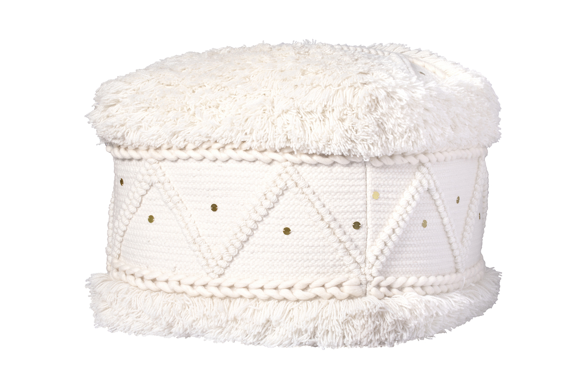 Pouf Bohist 525 Creme 50cm x 50cm