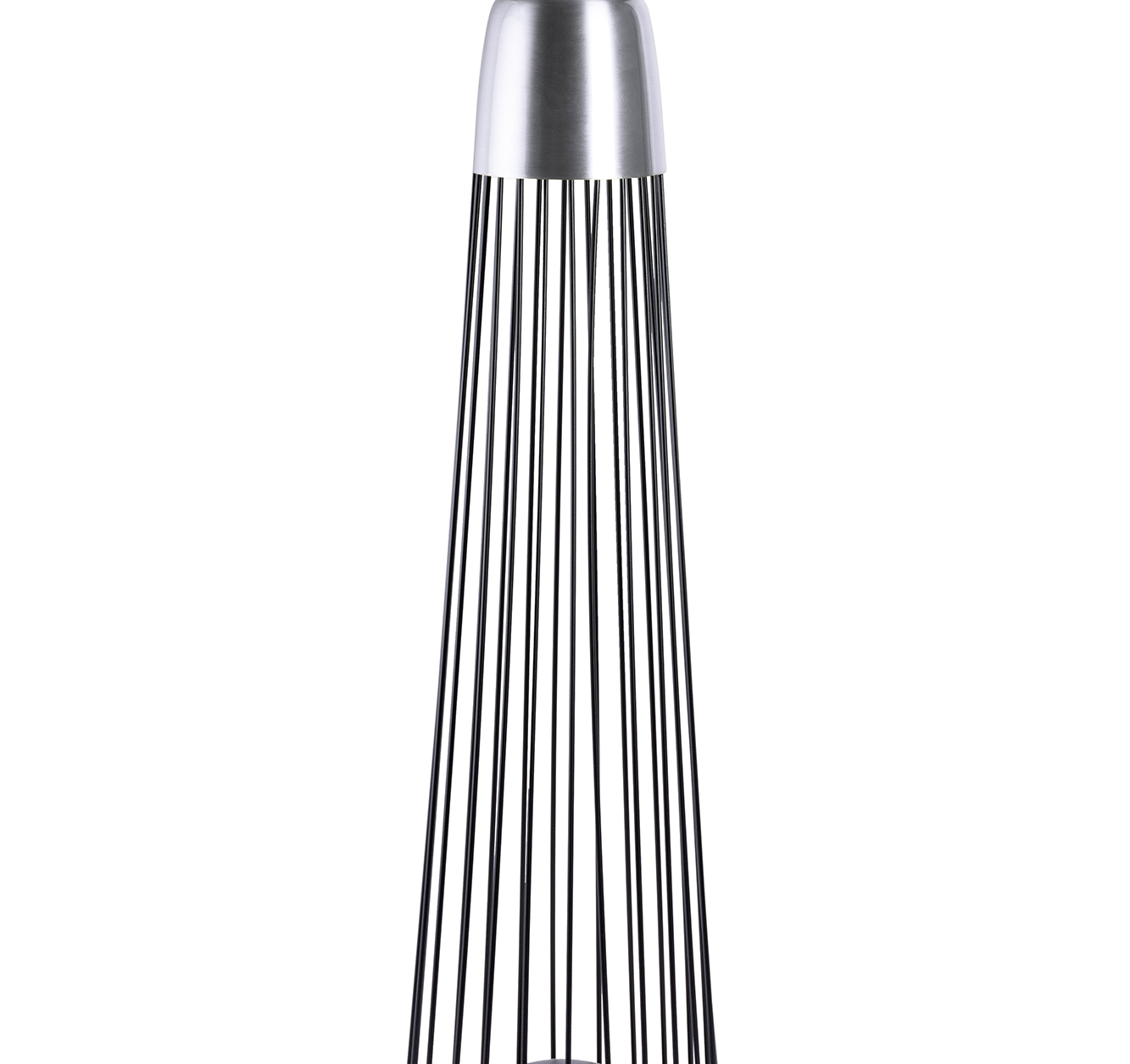 Bodenkerzenständer Malibu 125 Schwarz / Silber Bodenkerzenständer Malibu 125 Schwarz / Silber