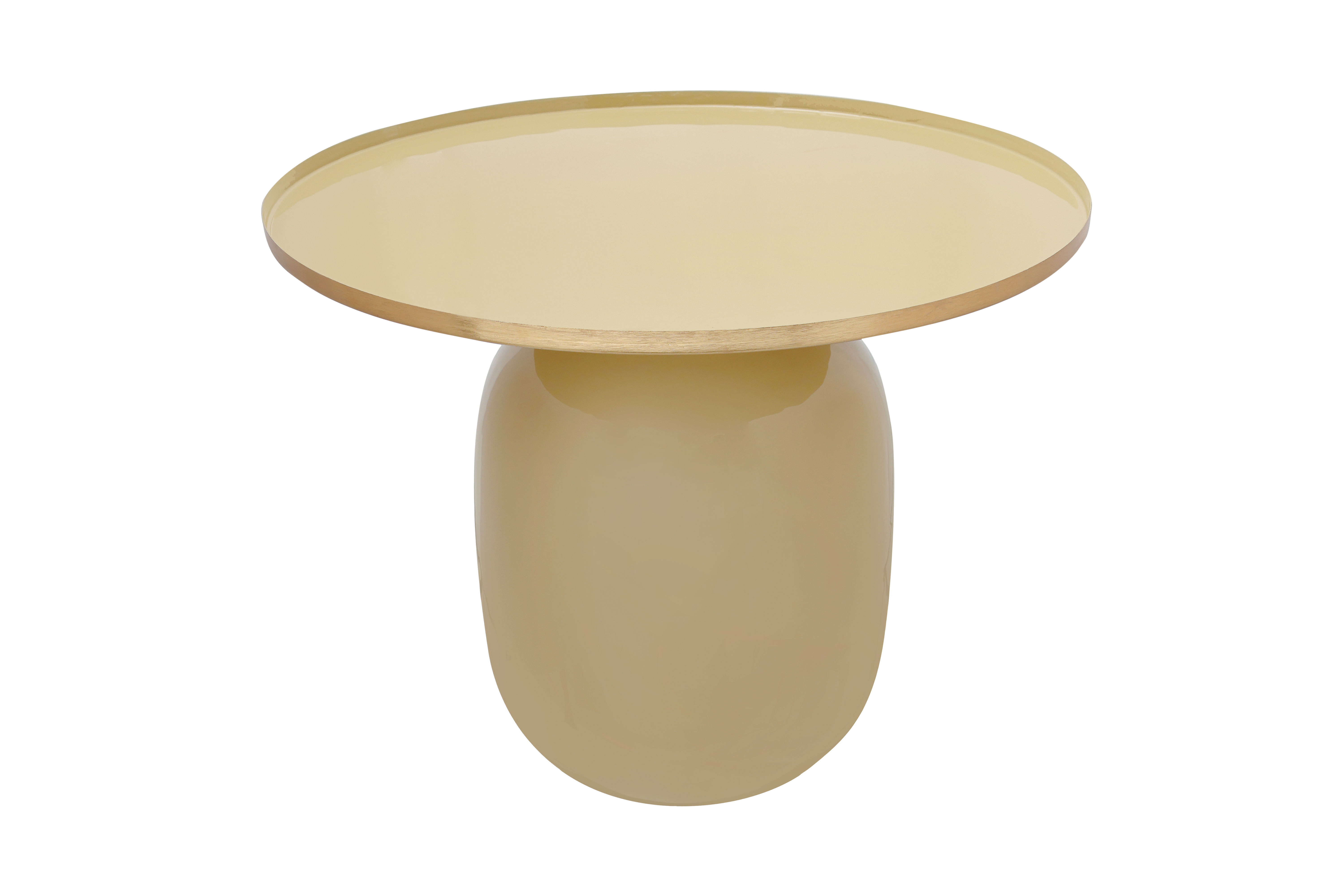 Beistelltisch Art Deco 525 Hellkhaki / Gold