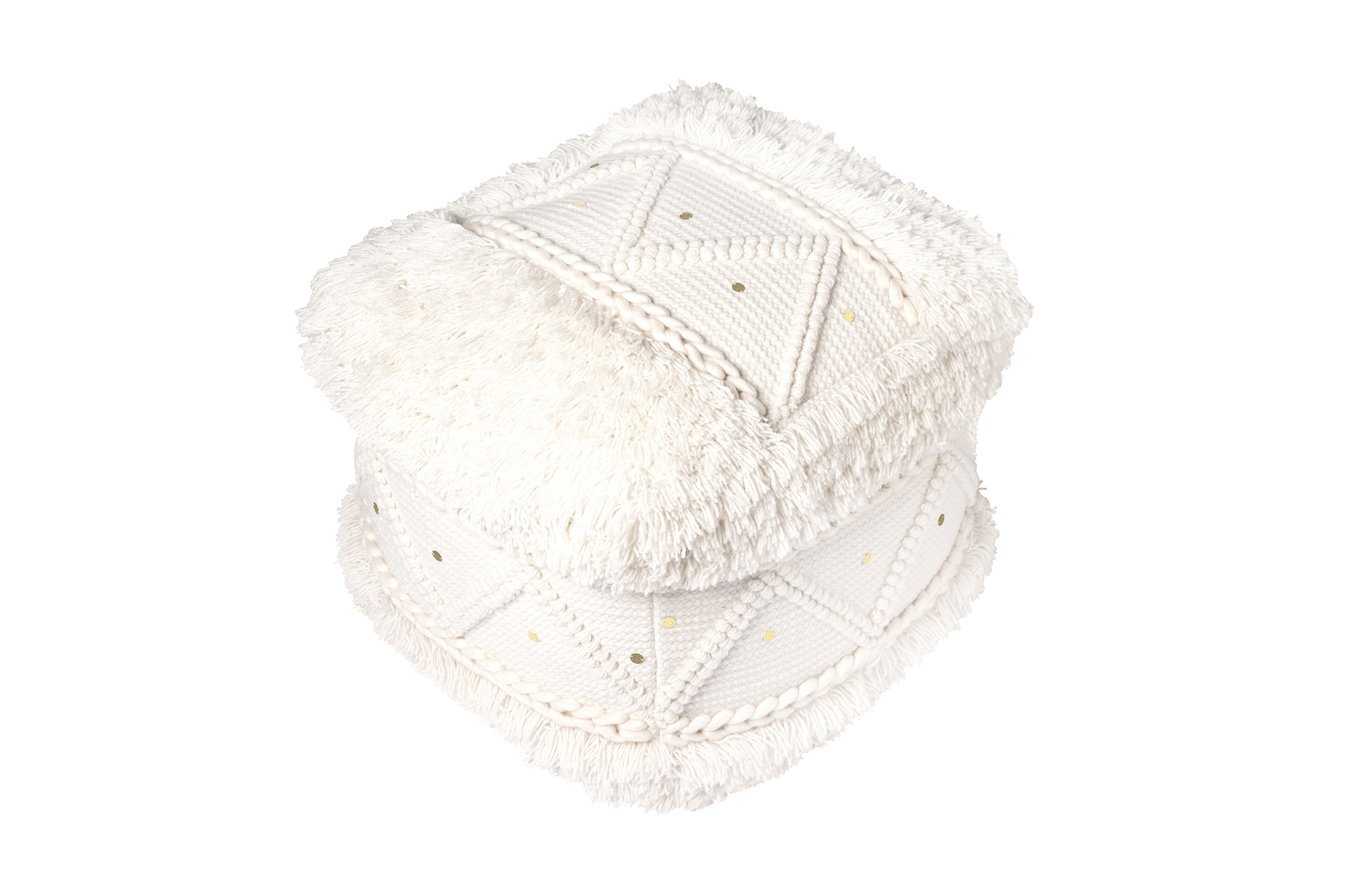 Pouf Bohist 525 Creme 50cm x 50cm