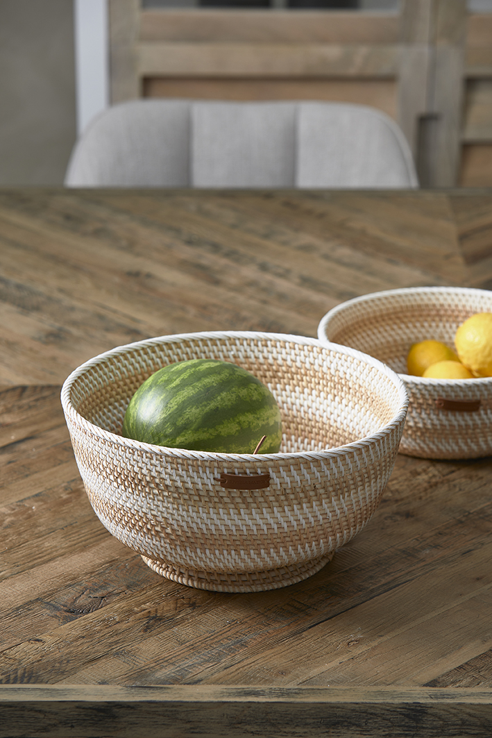 Crystal Bay Bowl Basket Set Of 2 pieces Crystal Bay Bowl Basket Set Of 2 pieces
