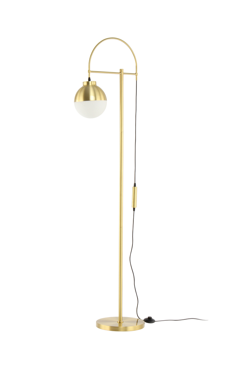 Stehlampe Lavina 125 Weiß / Gold