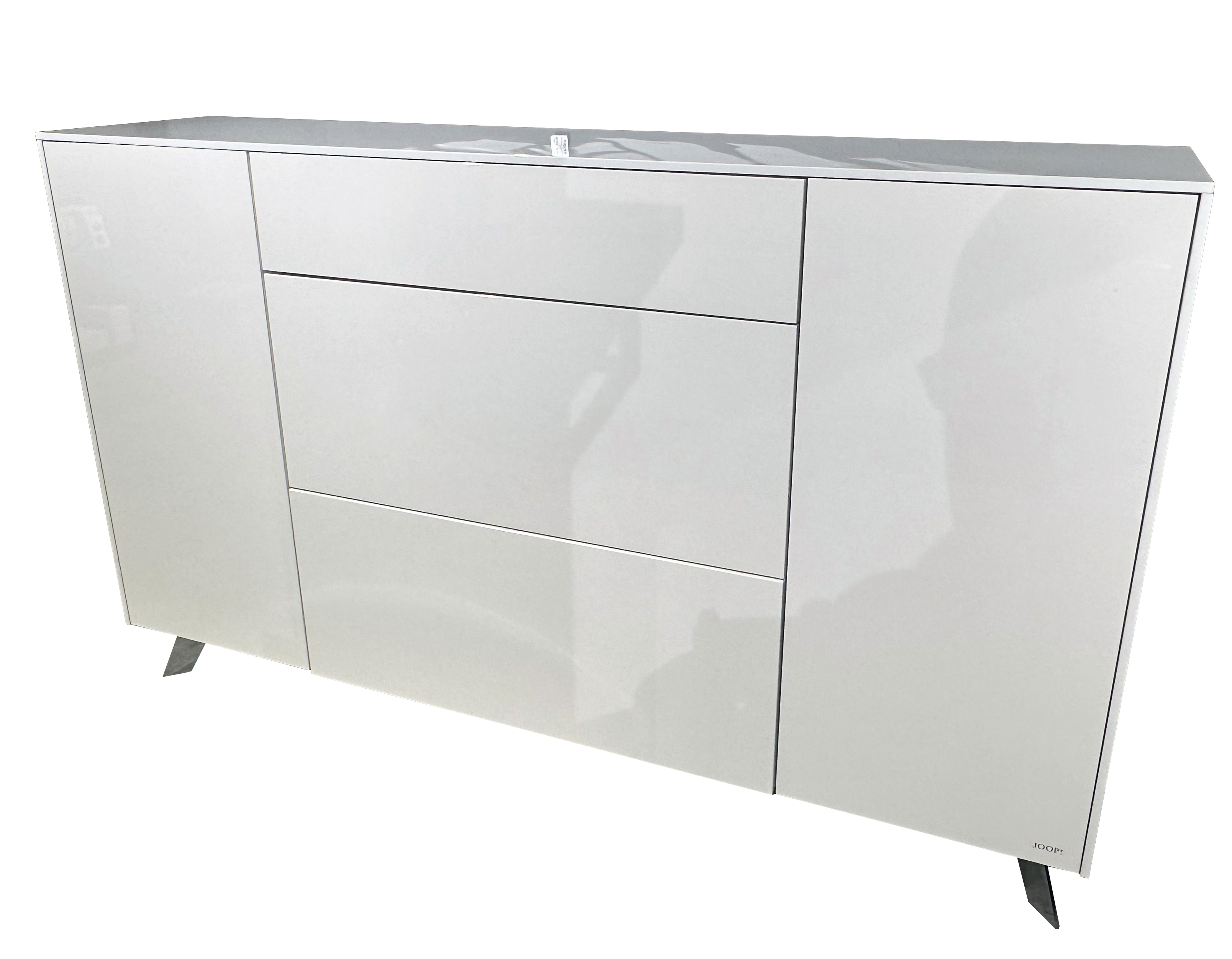 JOOP! Sideboard Wohnzimmerschrank Kommode Highboard Hochglanz Weiss