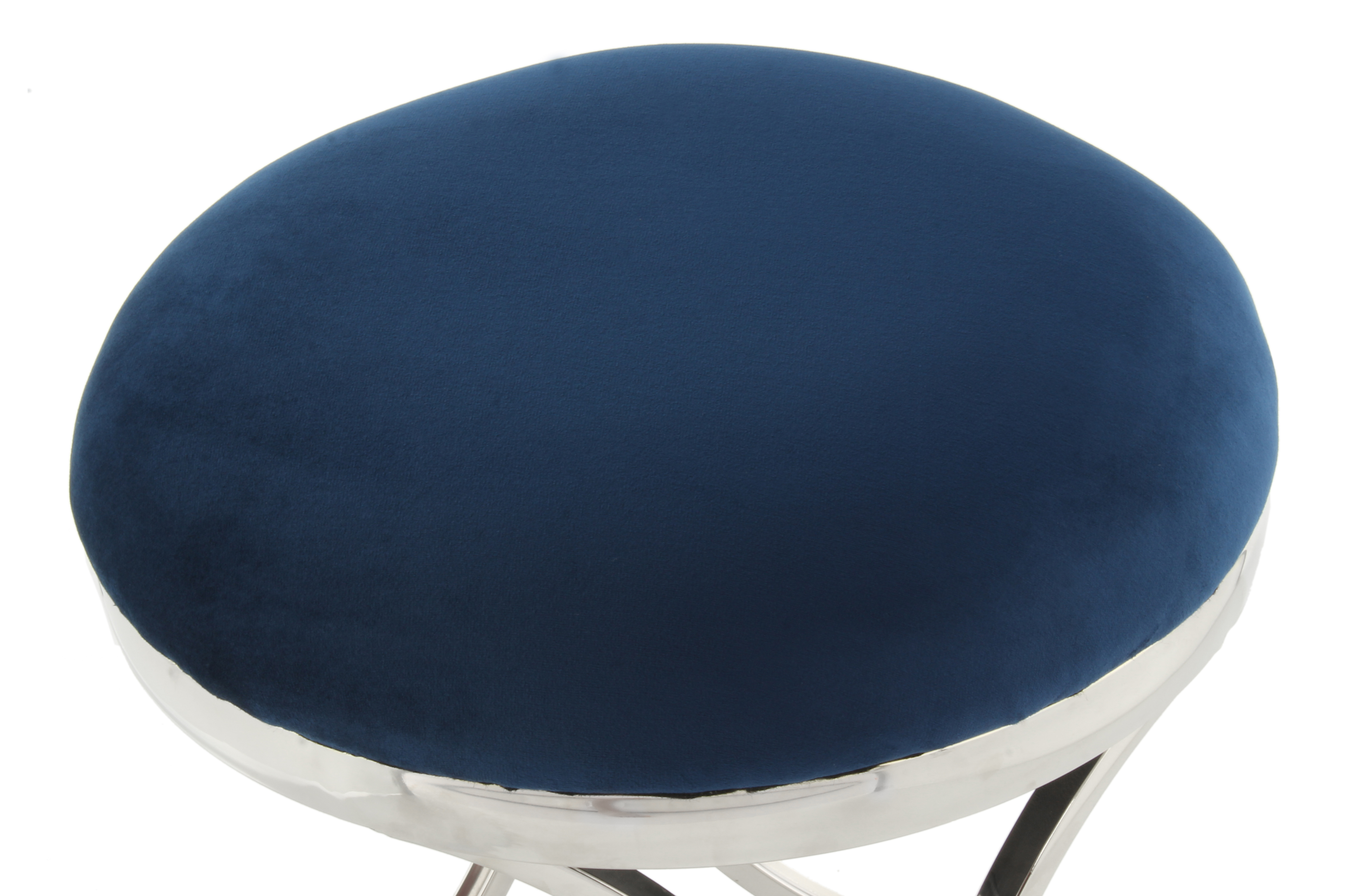 Hocker Weyda 325 Blau / Silber