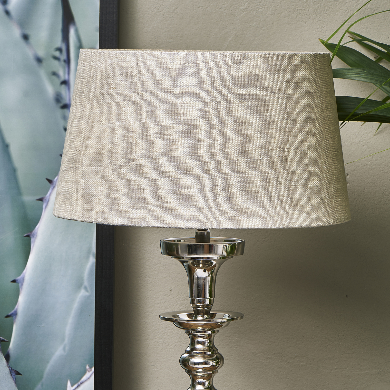 Linen Lampshade natural 25x30