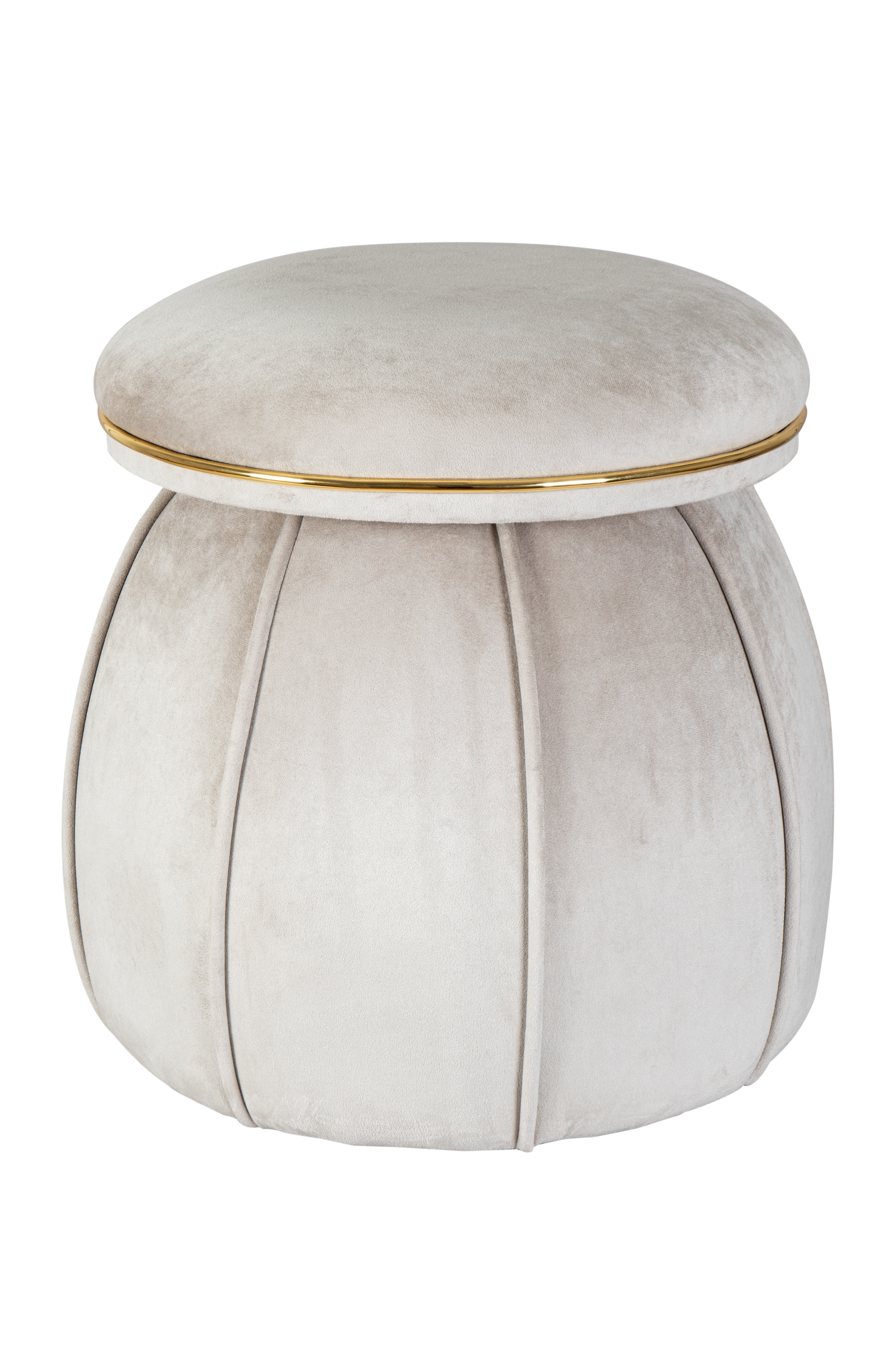 Hocker Corin 125 Taupe / Gold