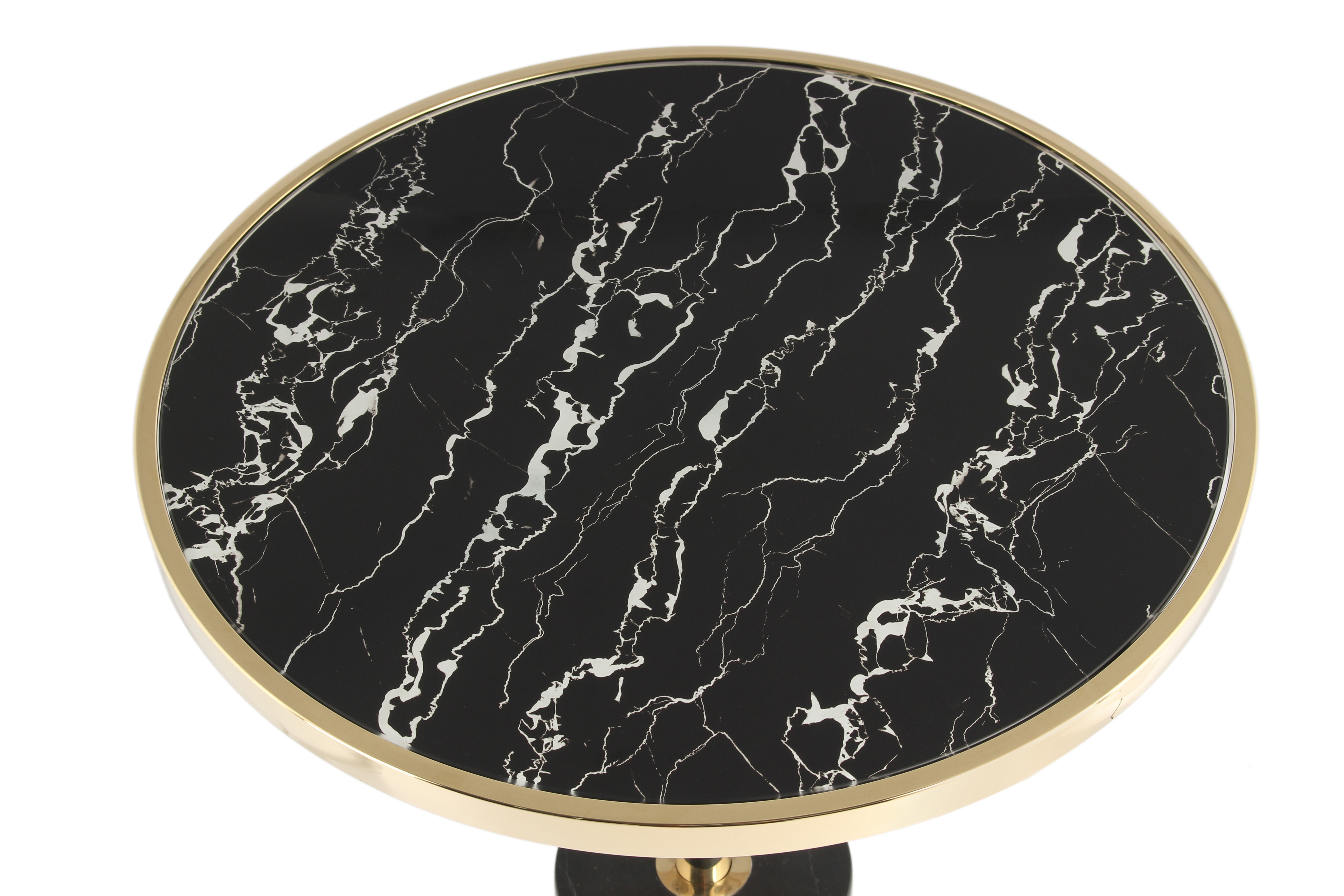 Beistelltisch Lana 525 Gold / Schwarz