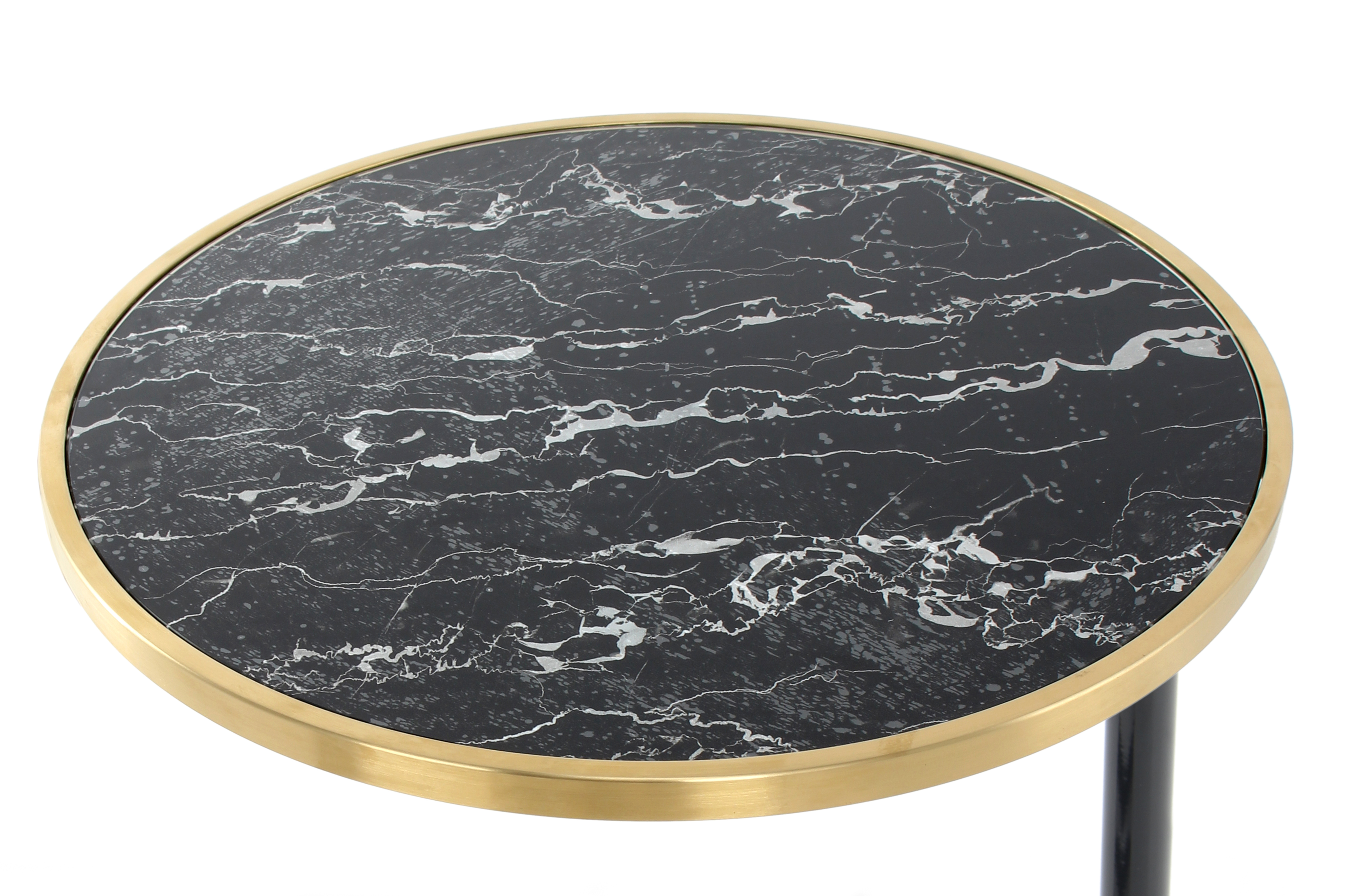 Beistelltisch Servant 210 Gold / Schwarz