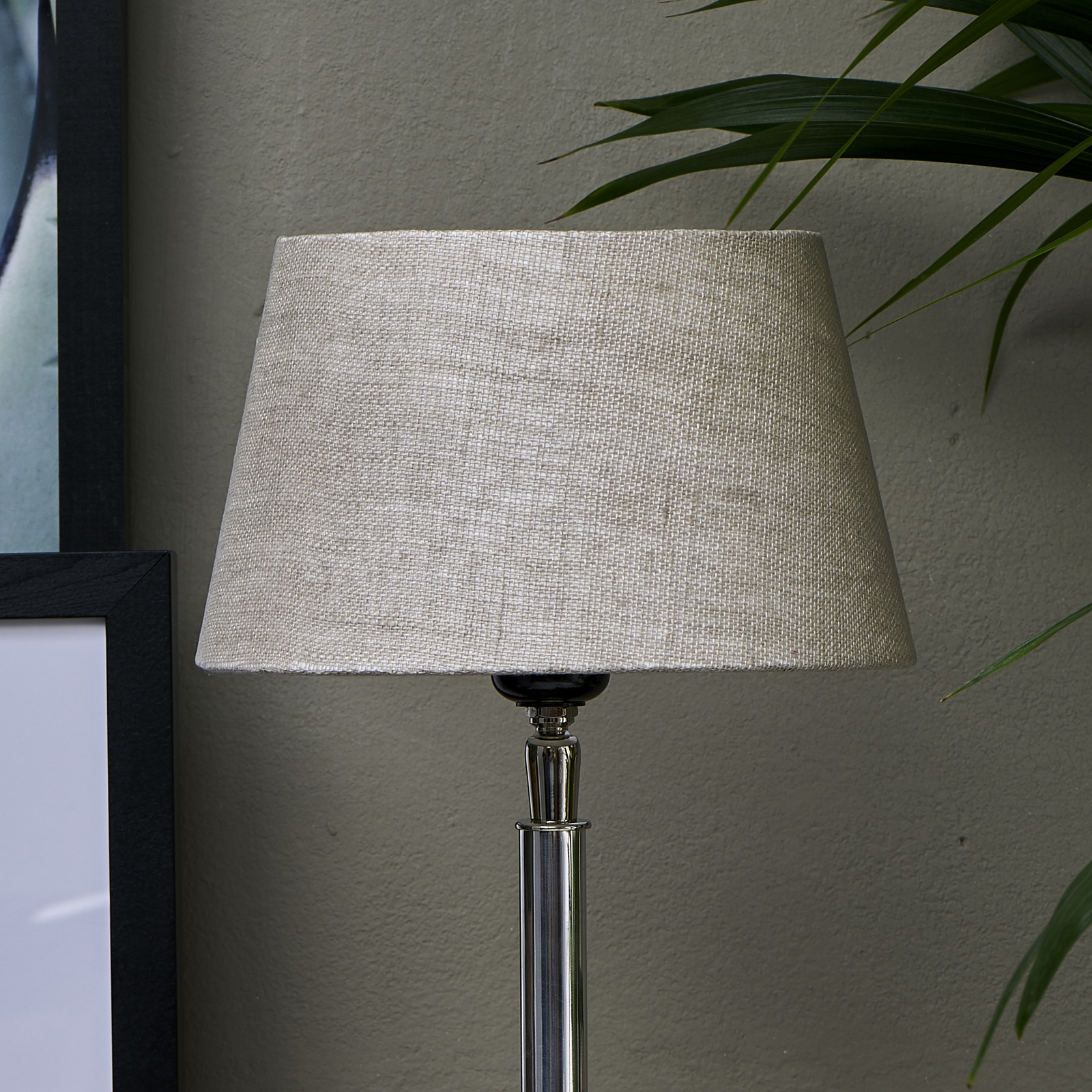 Loveable Linen Lampsh nat. 15x20