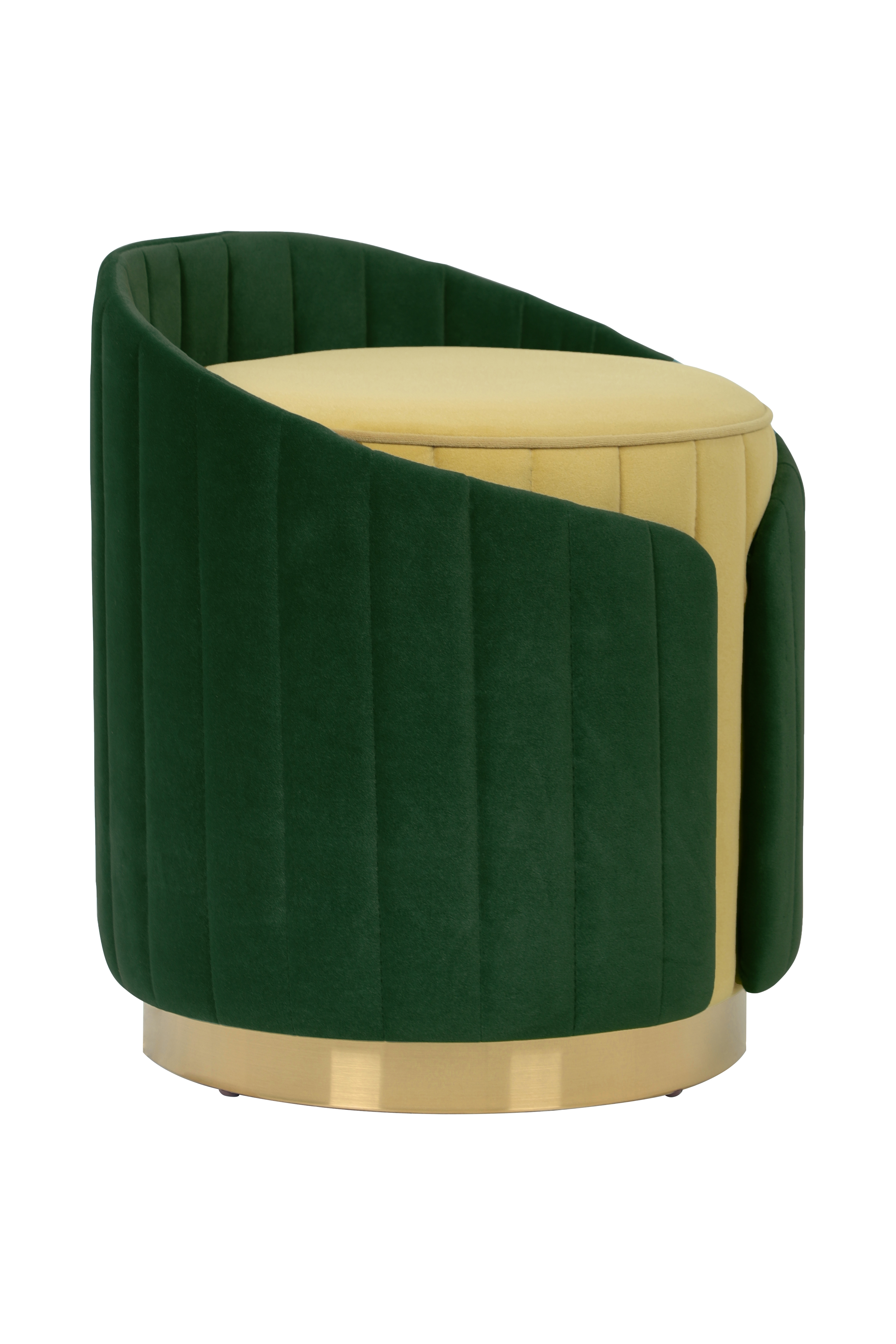 Hocker Corvin 125 Curry / Grün