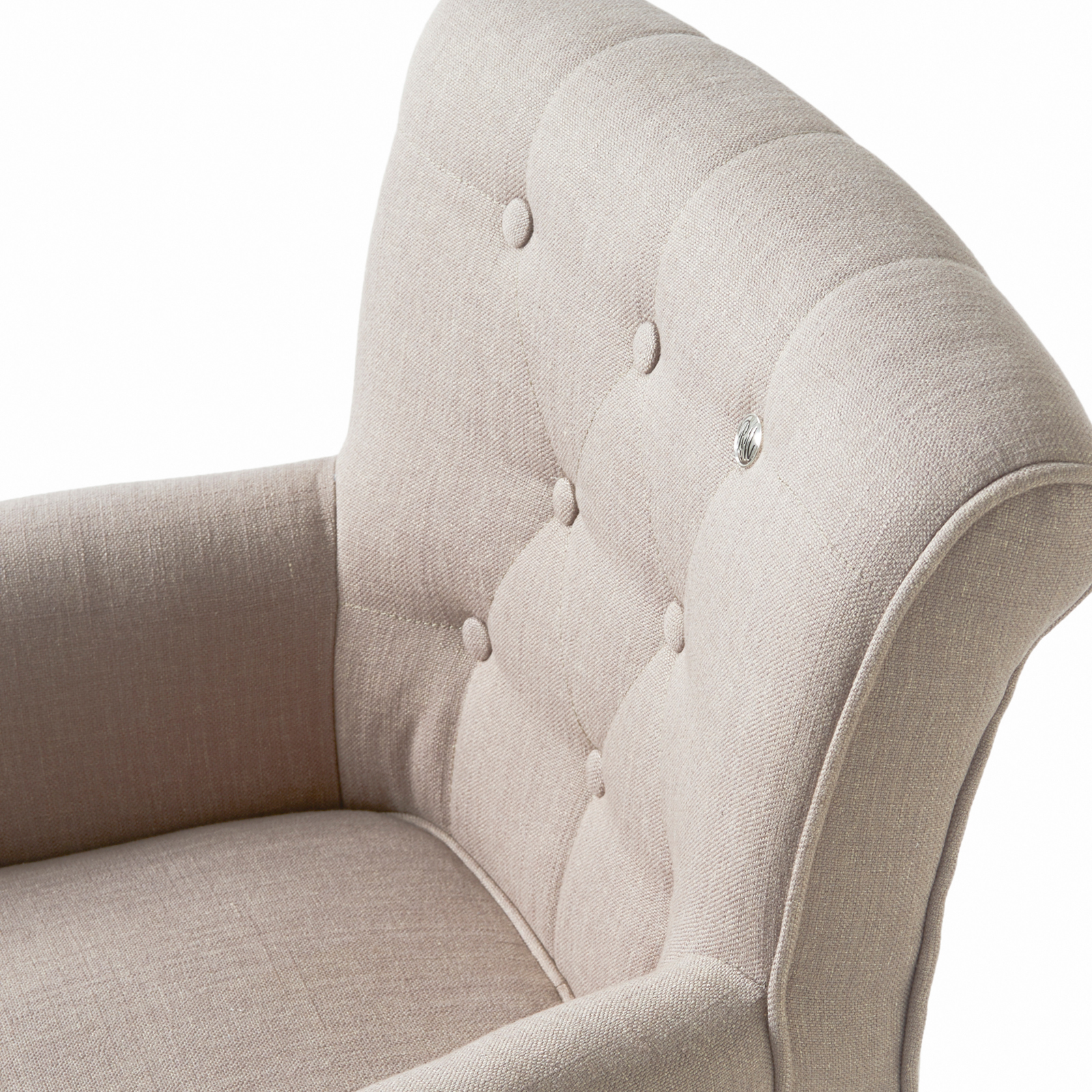 La Scala Dining Armchair, linen, flax La Scala Dining Armchair, linen, flax
