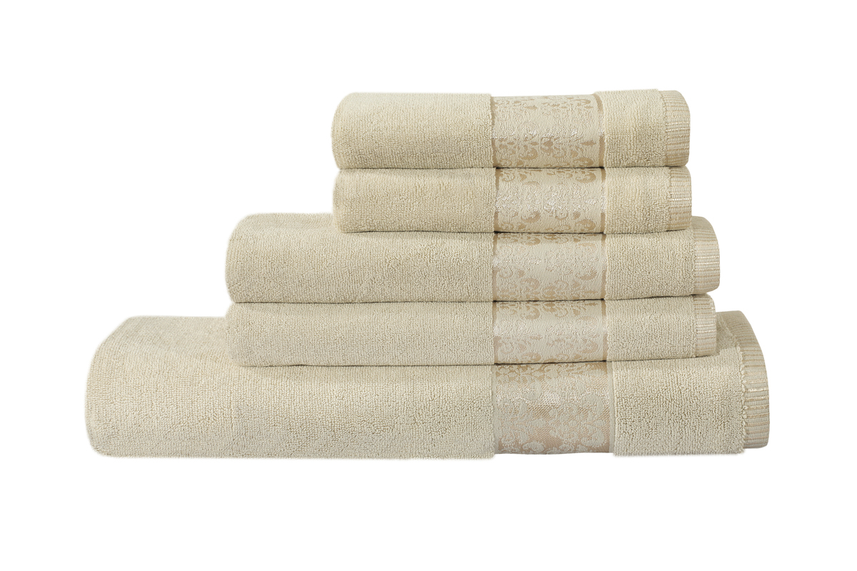 Handtuchset Baroc 325 5er-Set Beige