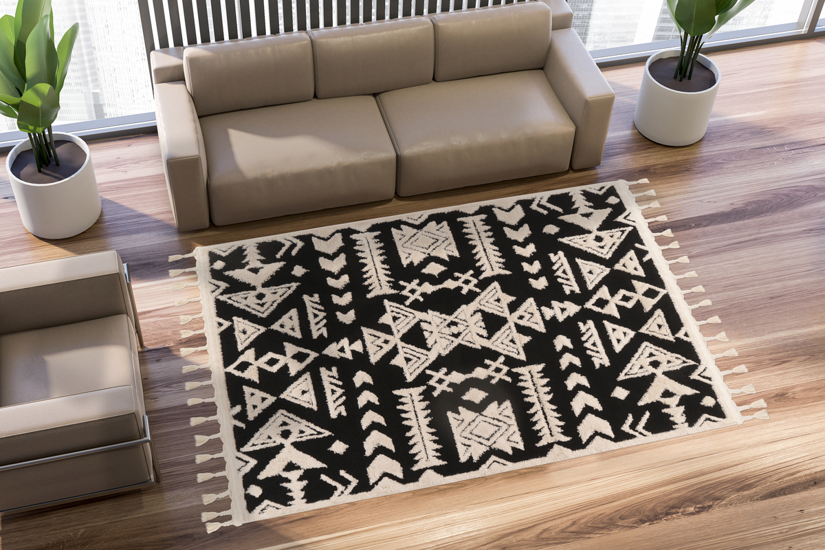 Lovis 200-IN Schwarz 120cm x 170cm Lovis 200-IN Schwarz 120cm x 170cm