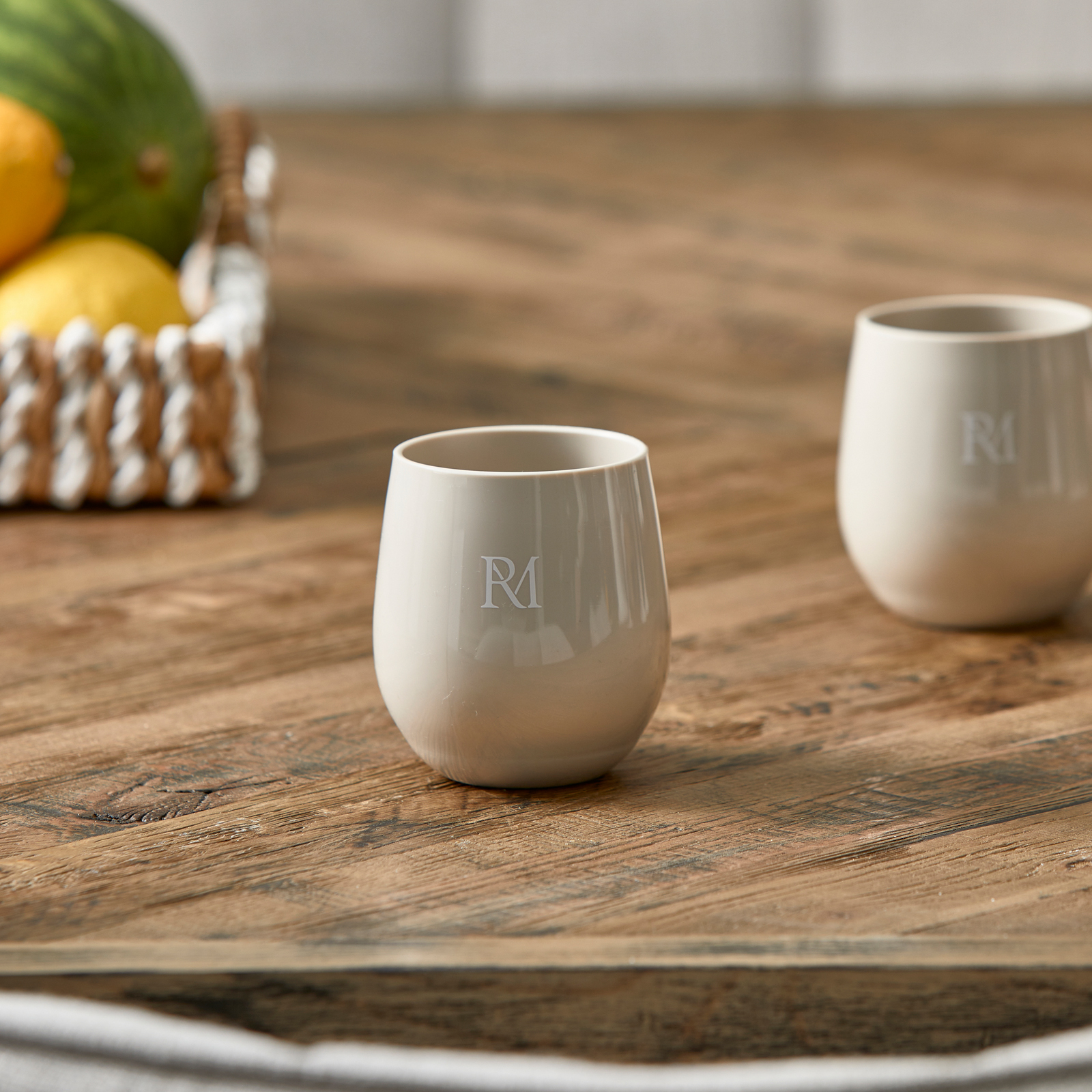 RM Monogram Outdoor Water Glass