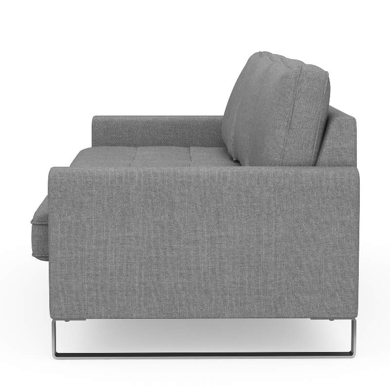 West Houston Sofa 3,5 seater, washed cotton, grey