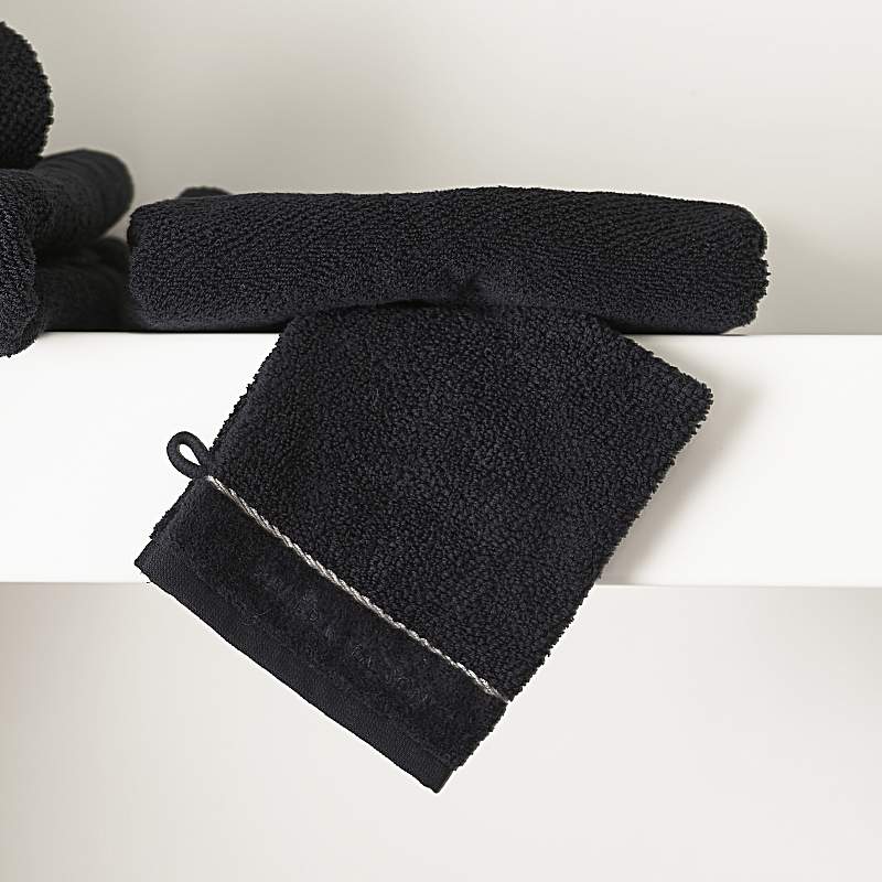 RM Elegant Washcloth black