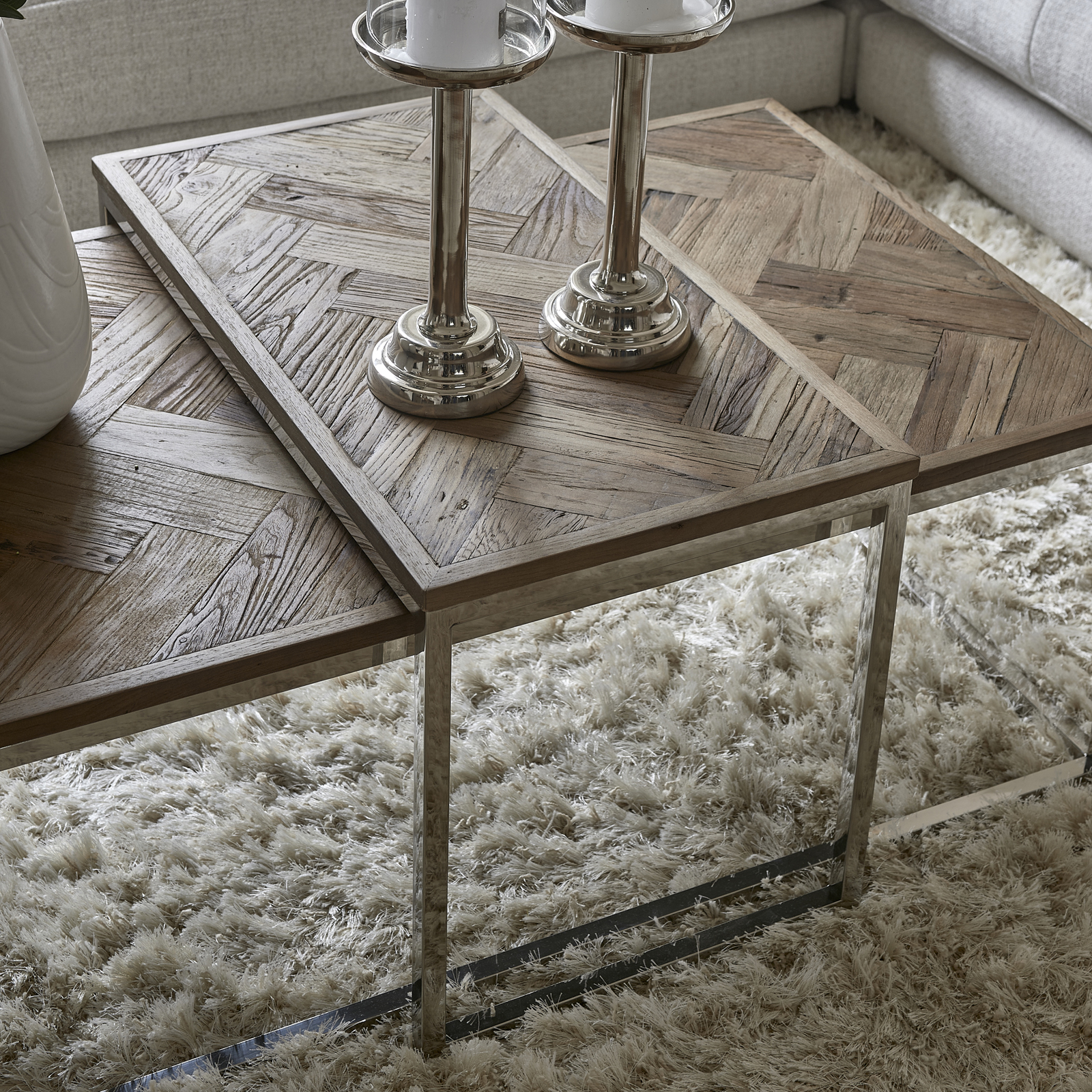 Bushwick Coffee Table Set of 2, 170x70 cm