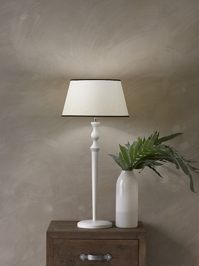 RM Linen Lampshade white 21x38