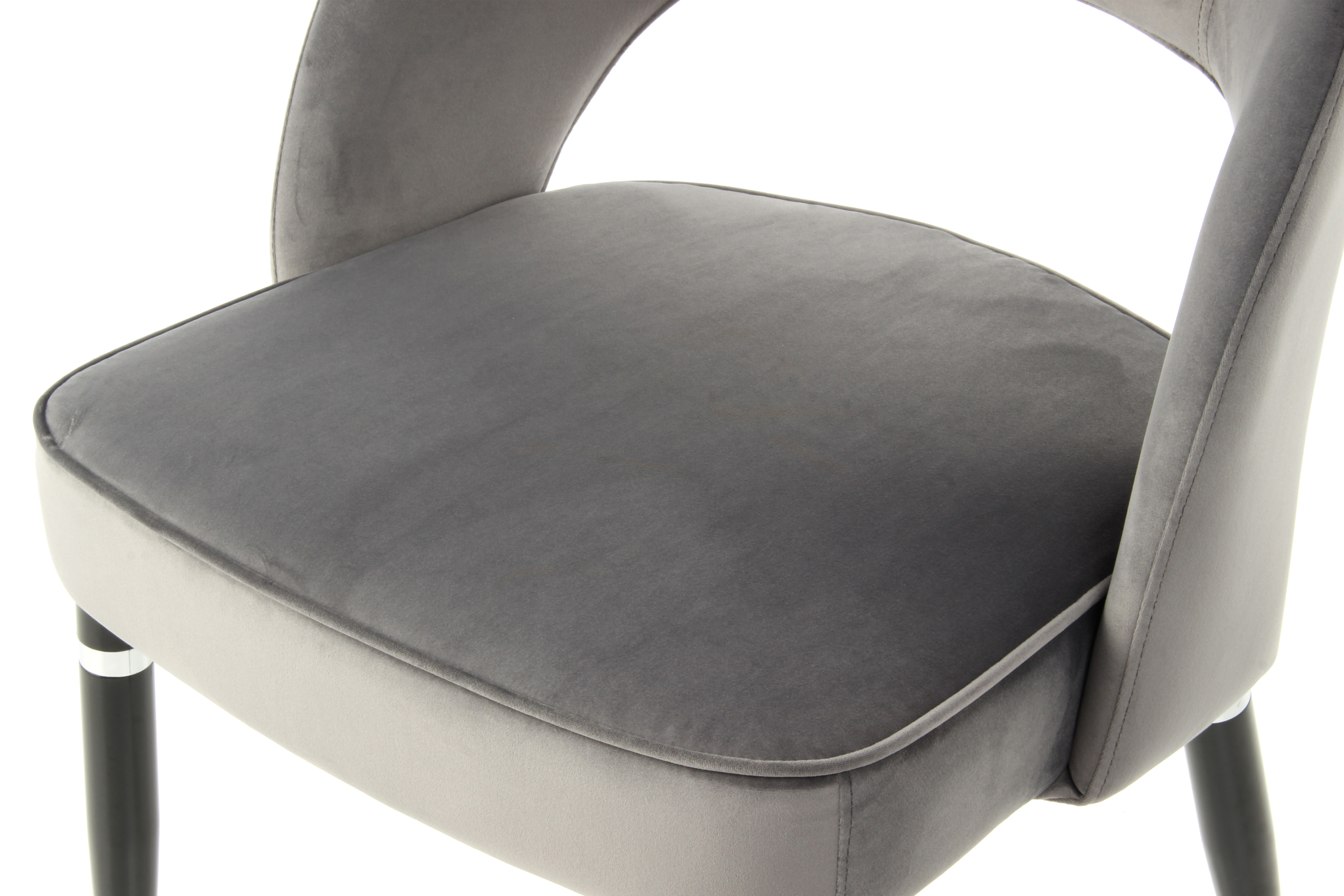 Stuhl Courtney 525 2er-Set Grau / Silber