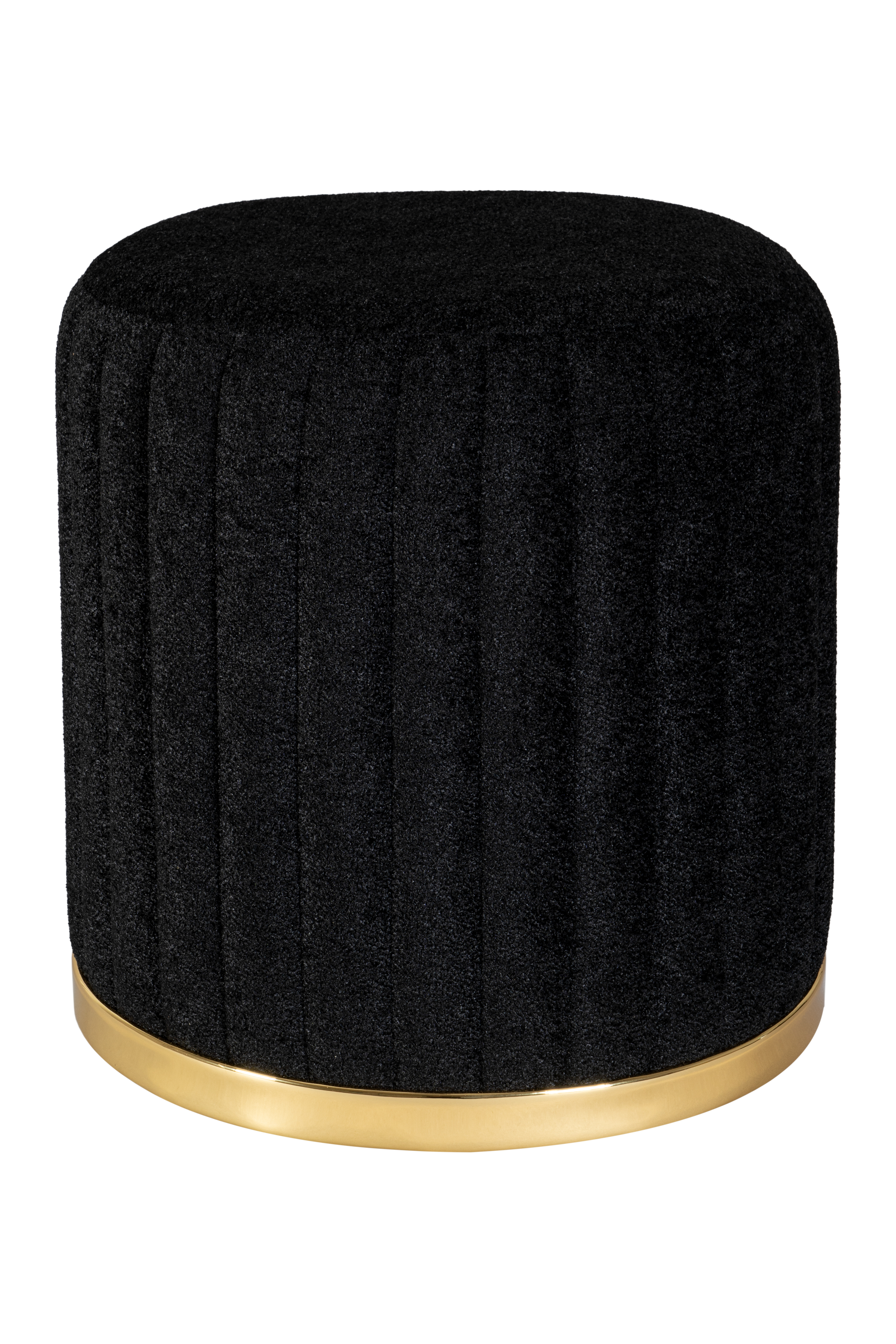 Hocker Doric 135 Schwarz / Gold