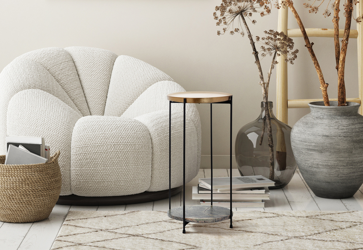Beistelltisch Louisa 125 Gold