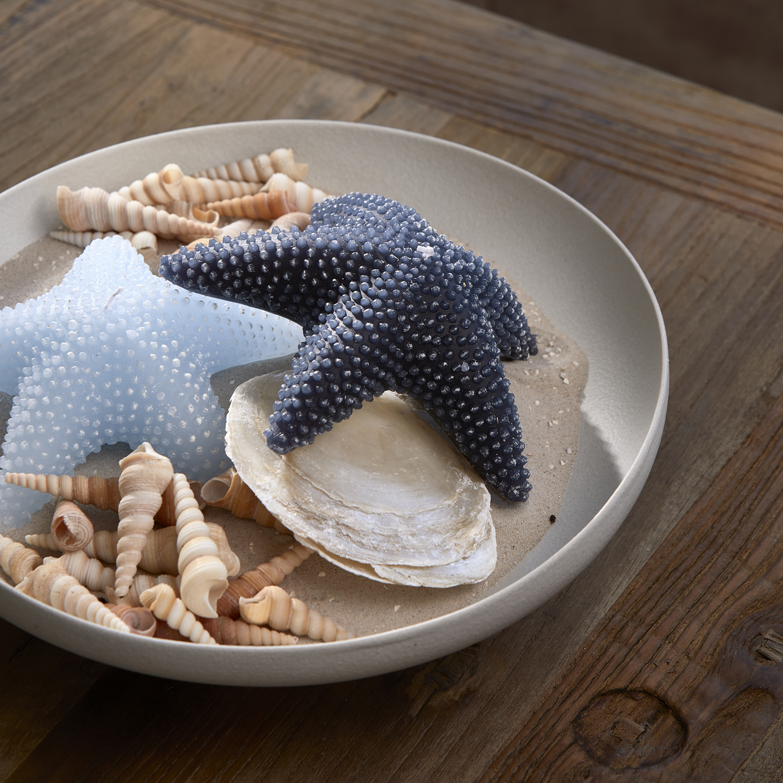 RM Starfish Candle dark blue
