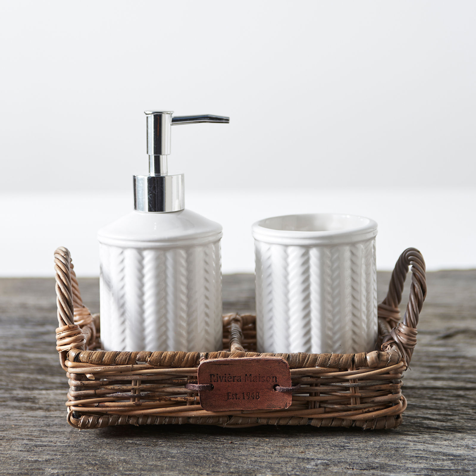 Rustic Rattan Soap Tray