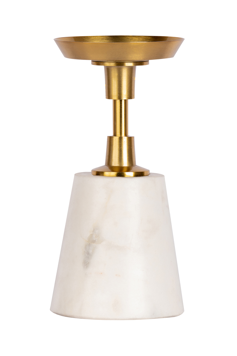 Kerzenhalter Fayya 125 Gold / Weiß