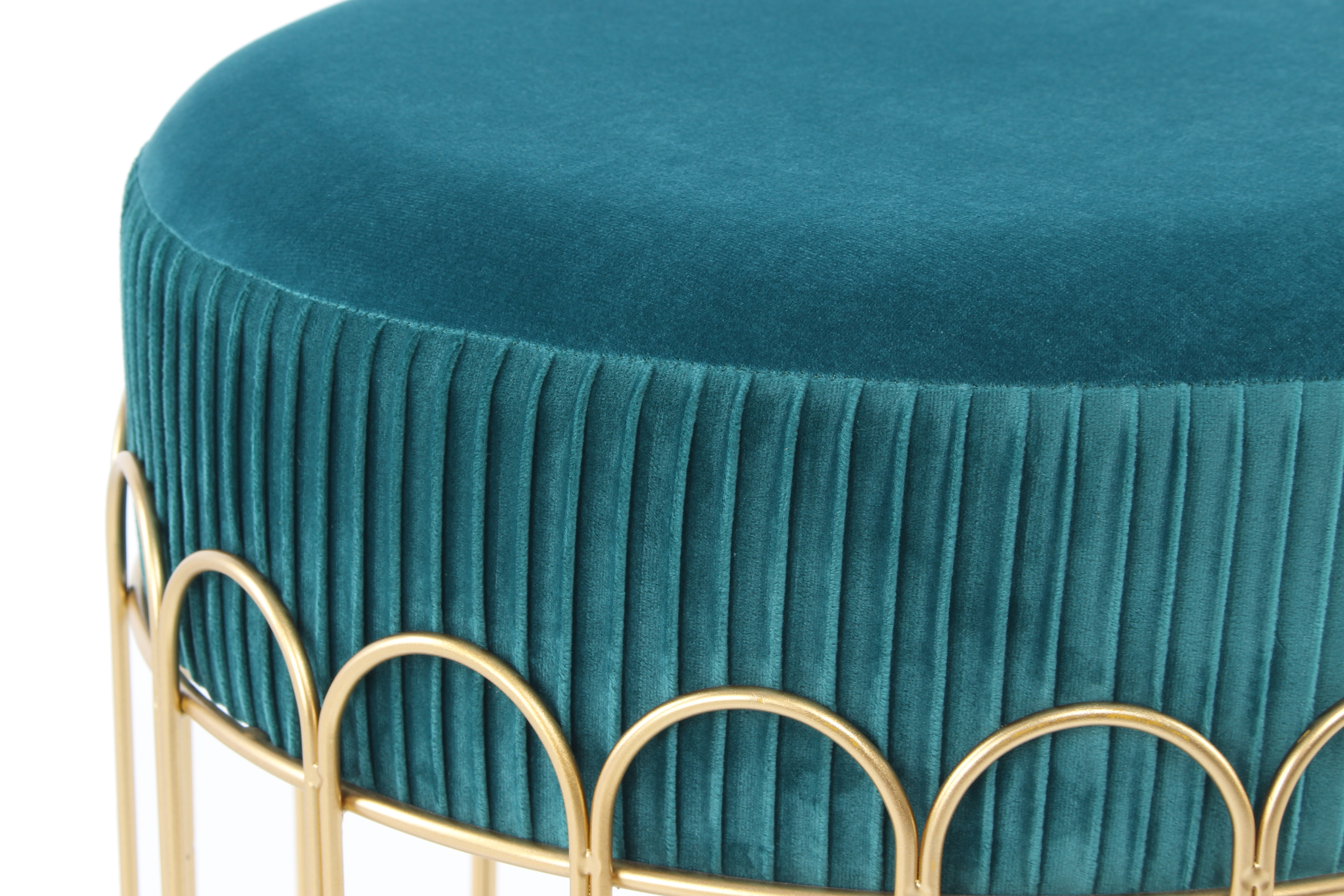 Hocker Cleopatra 425 Petrol / Gold