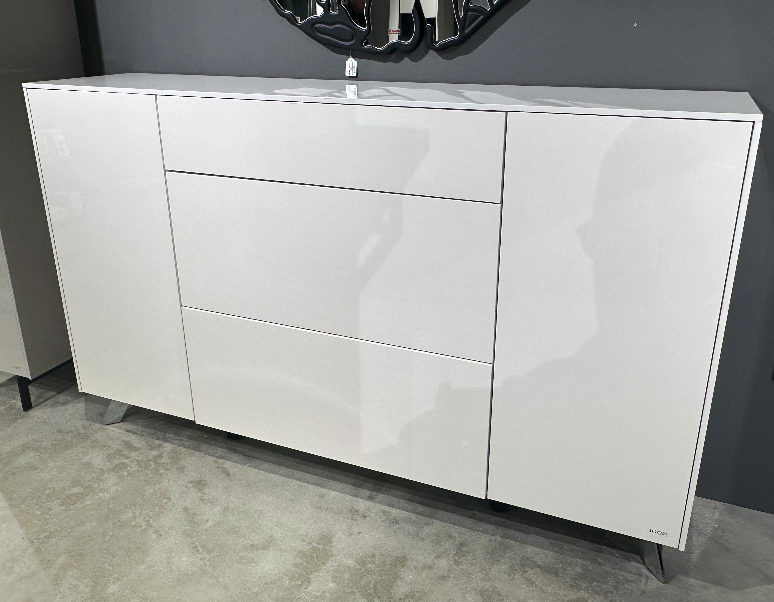 JOOP! Sideboard Wohnzimmerschrank Kommode Highboard Hochglanz Weiss