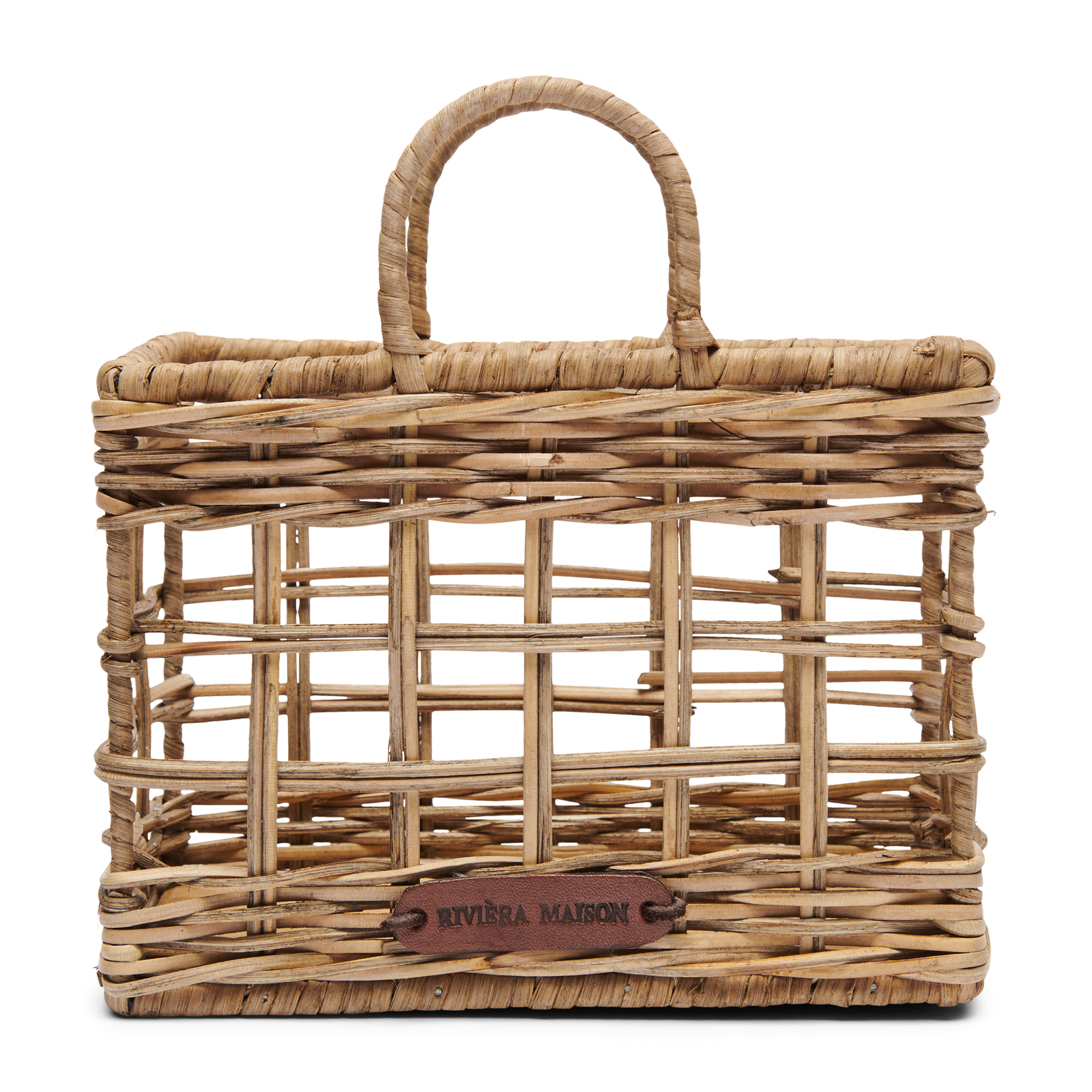 Rustikale Rattan Tasche Serviettenhalter