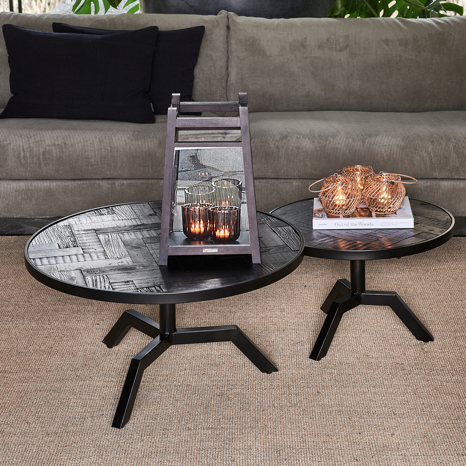 Kirkwood Coffee Table Dia 60, black Kirkwood Coffee Table Dia 60, black