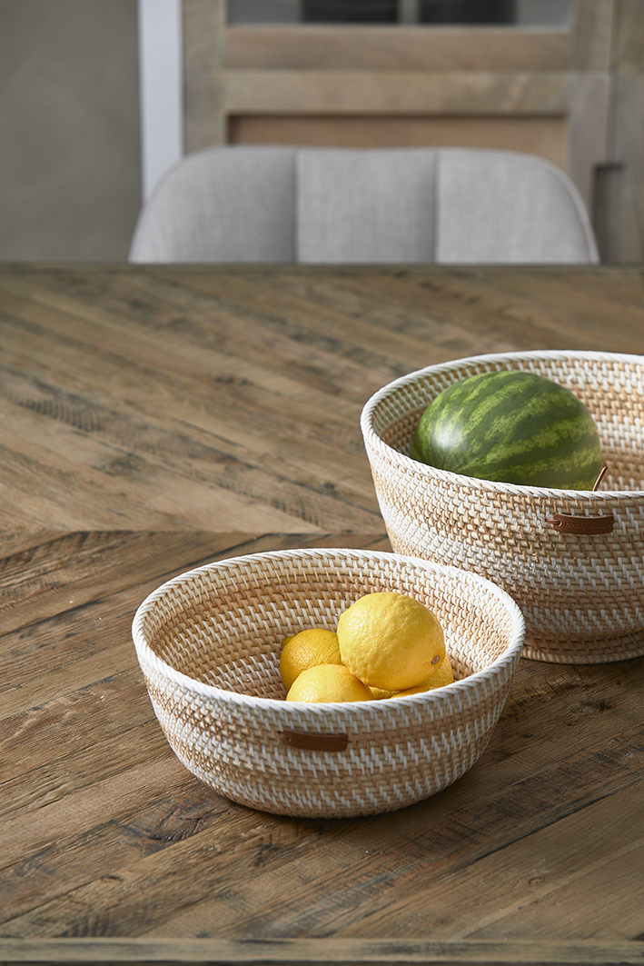 Crystal Bay Bowl Basket Set Of 2 pieces