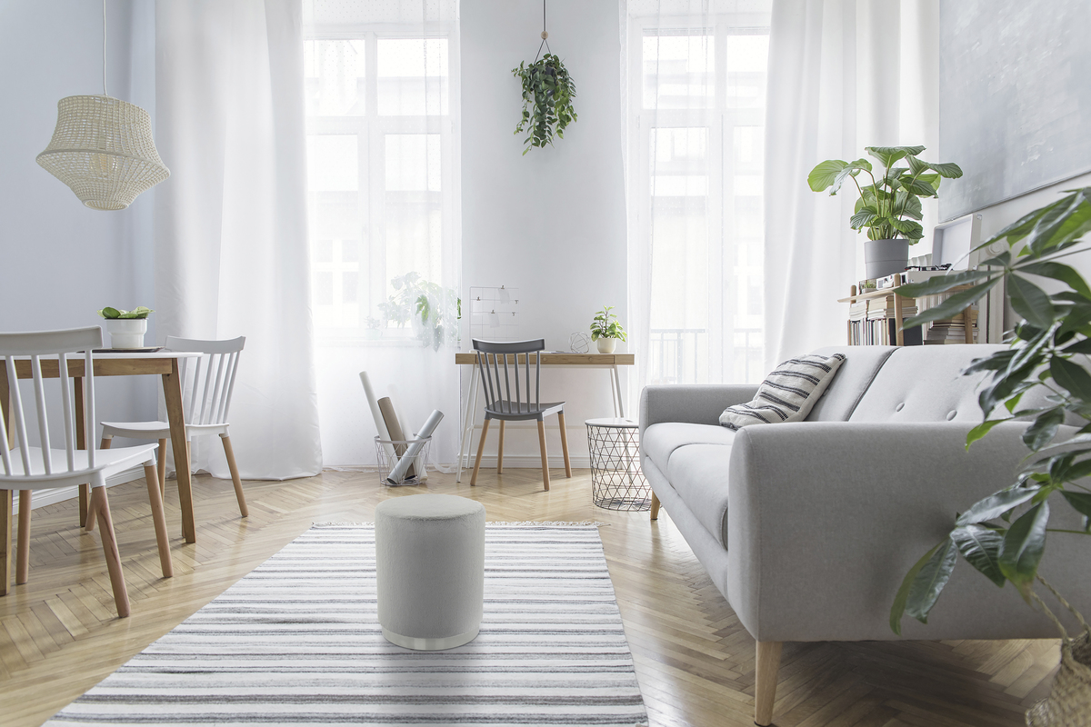 Hocker Nona 225 Graublau