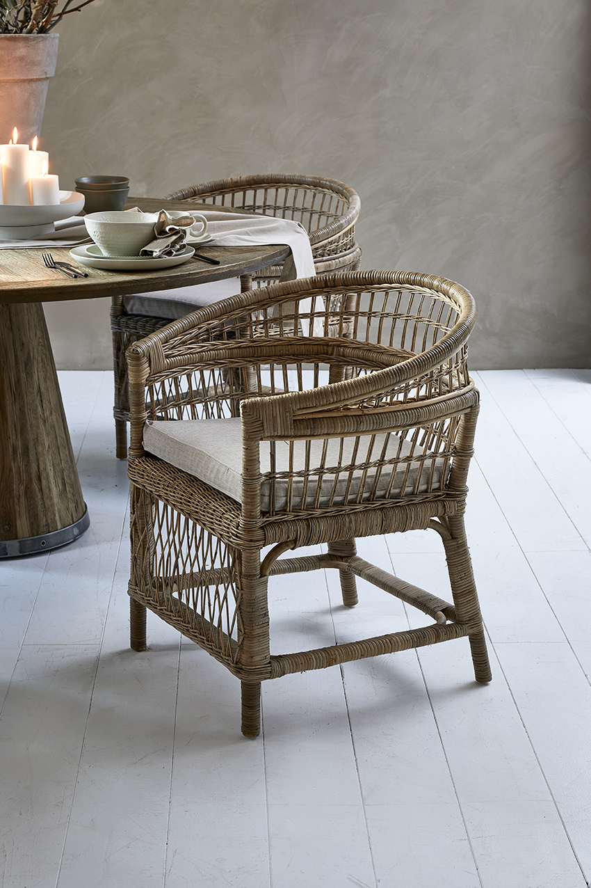 Victoria Falls Dining Armchair Natural