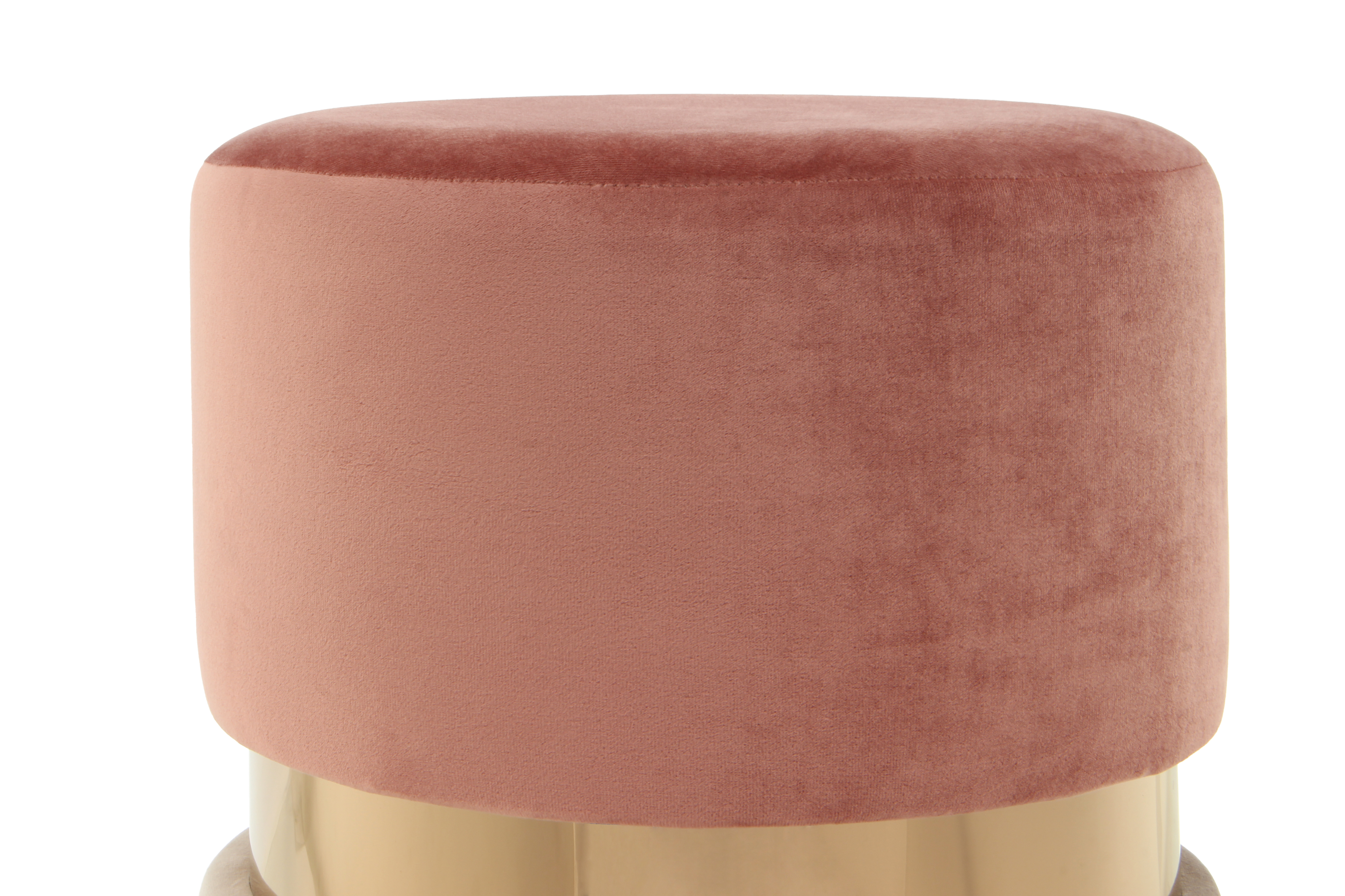 Hocker Gipsy 825 Dunkelrosa / Rosé / Taupe