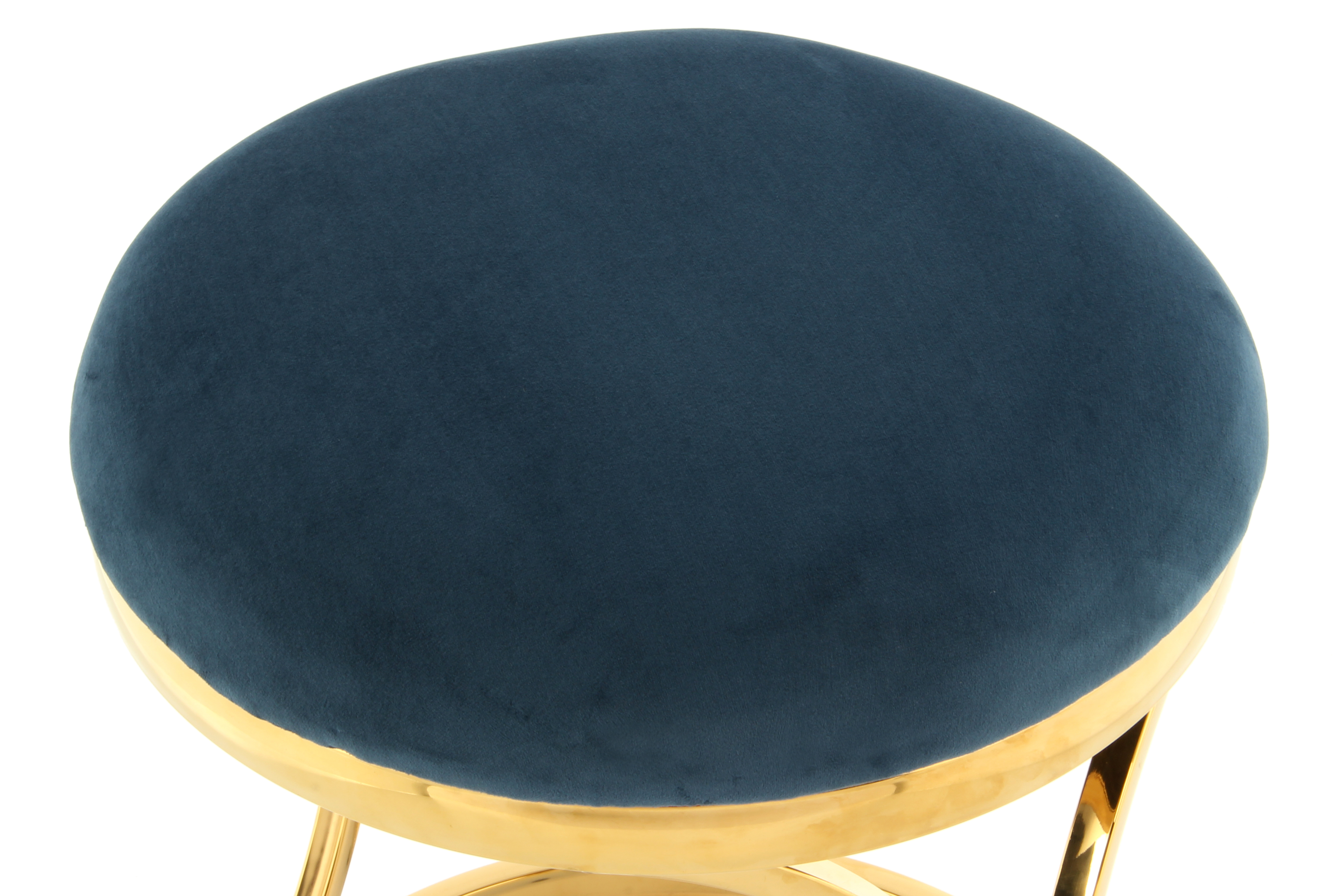 Hocker Weyda 325 Blau / Gold