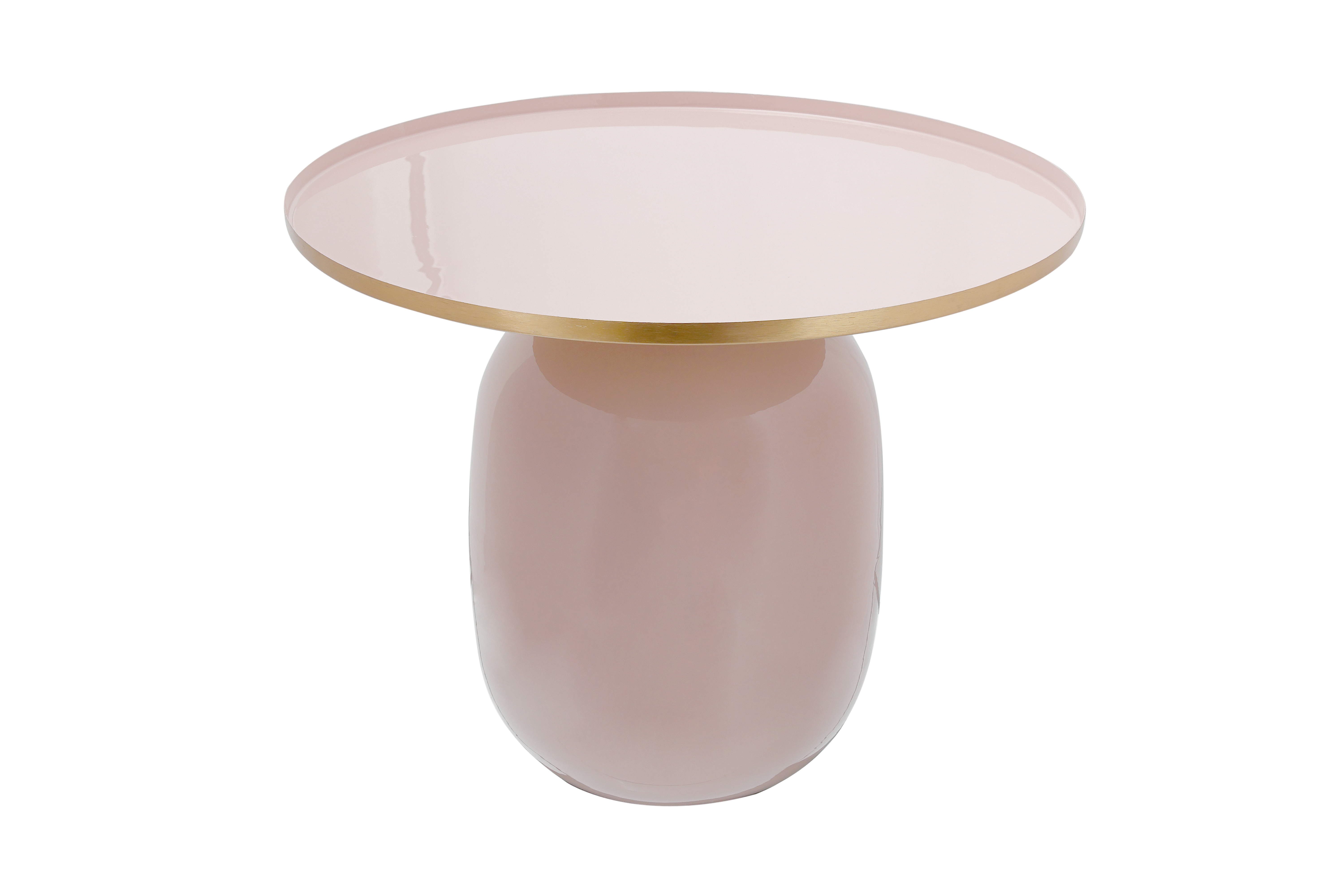 Beistelltisch Art Deco 525 Altrosa / Gold