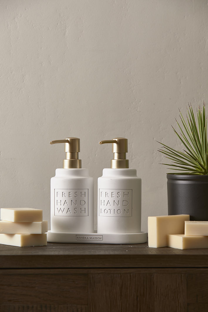 Fresh Soap & Lotion Dispenser Set