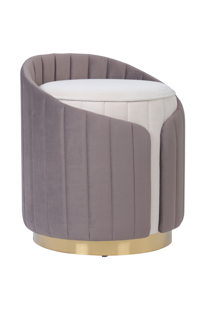 Hocker Corvin 125 Elfenbein / Taupe