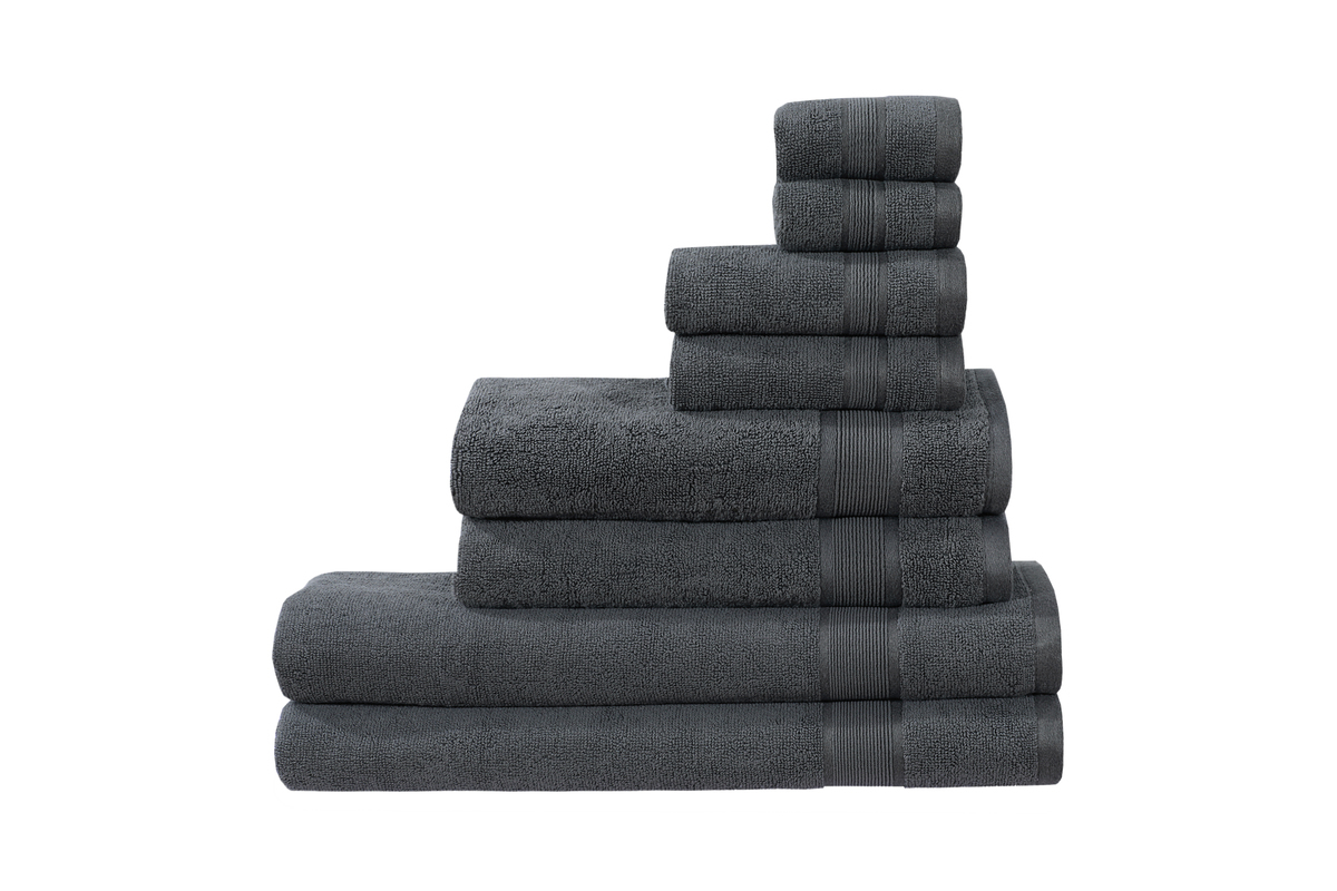 Handtuchset Mare 425 8er-Set Grau Handtuchset Mare 425 8er-Set Grau